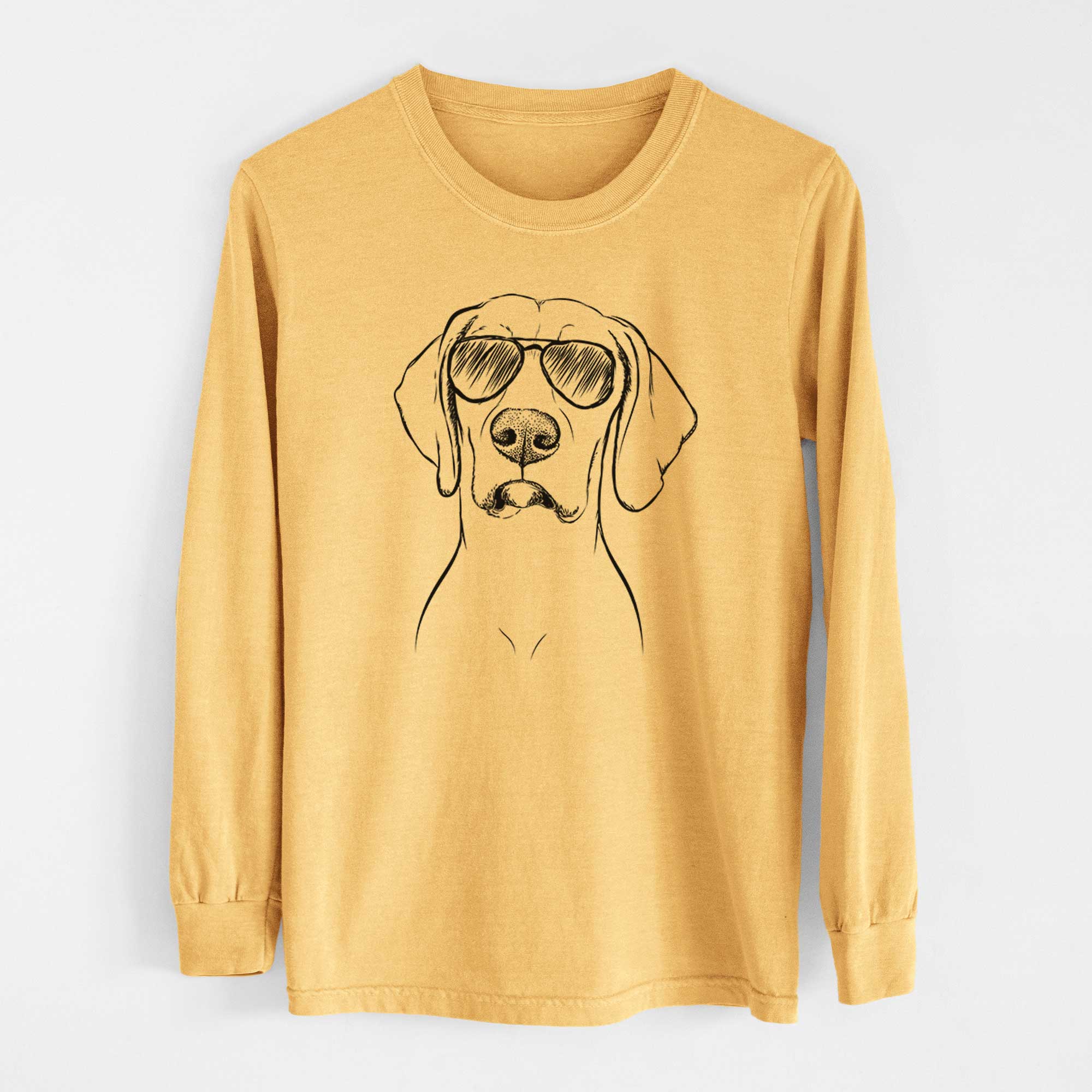 Aviators Almond the Vizmaraner - Heavyweight 100% Cotton Long Sleeve