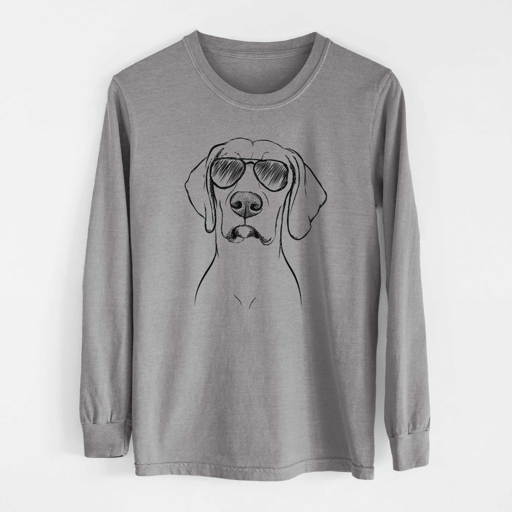 Aviators Almond the Vizmaraner - Heavyweight 100% Cotton Long Sleeve