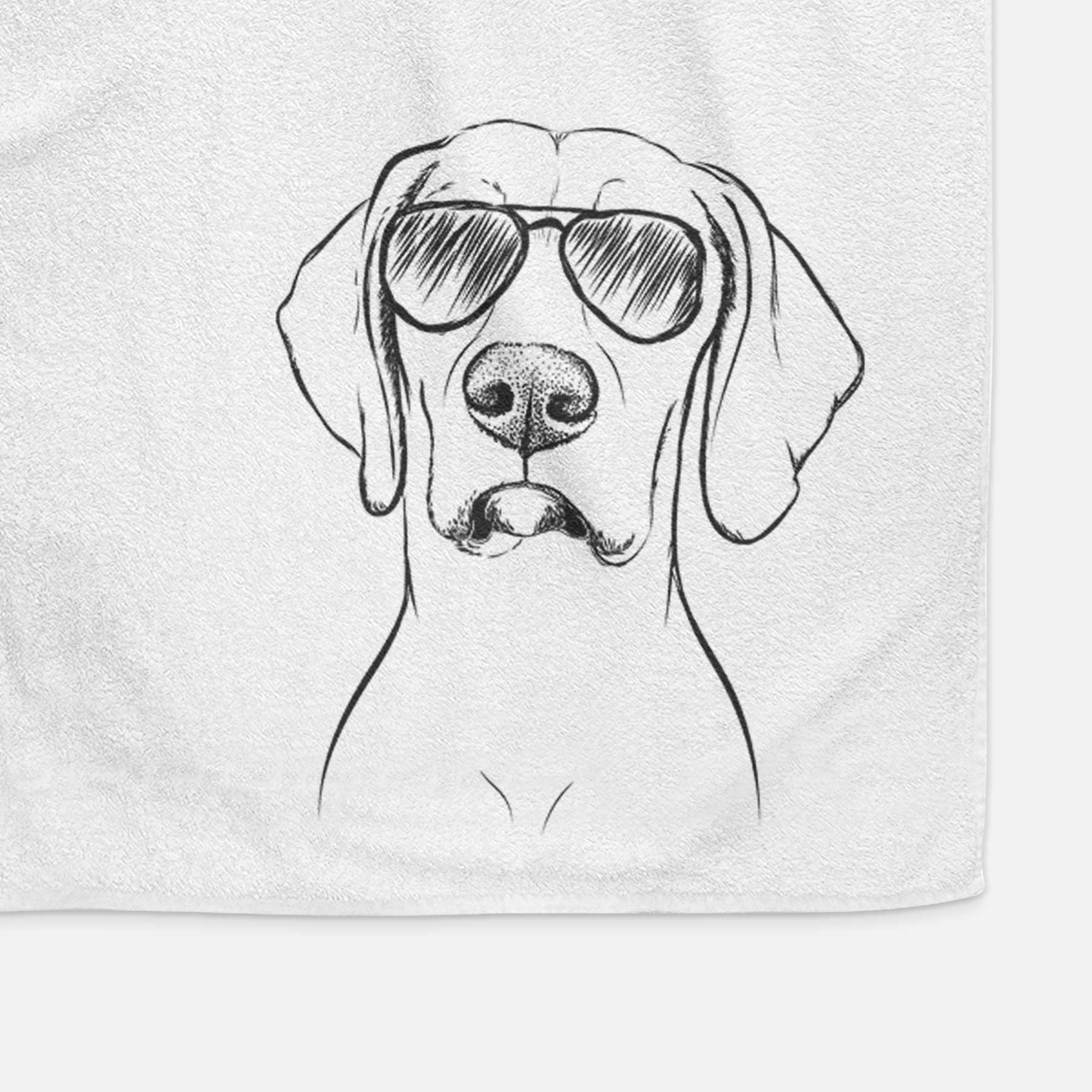 Almond the Vizmaraner Decorative Hand Towel