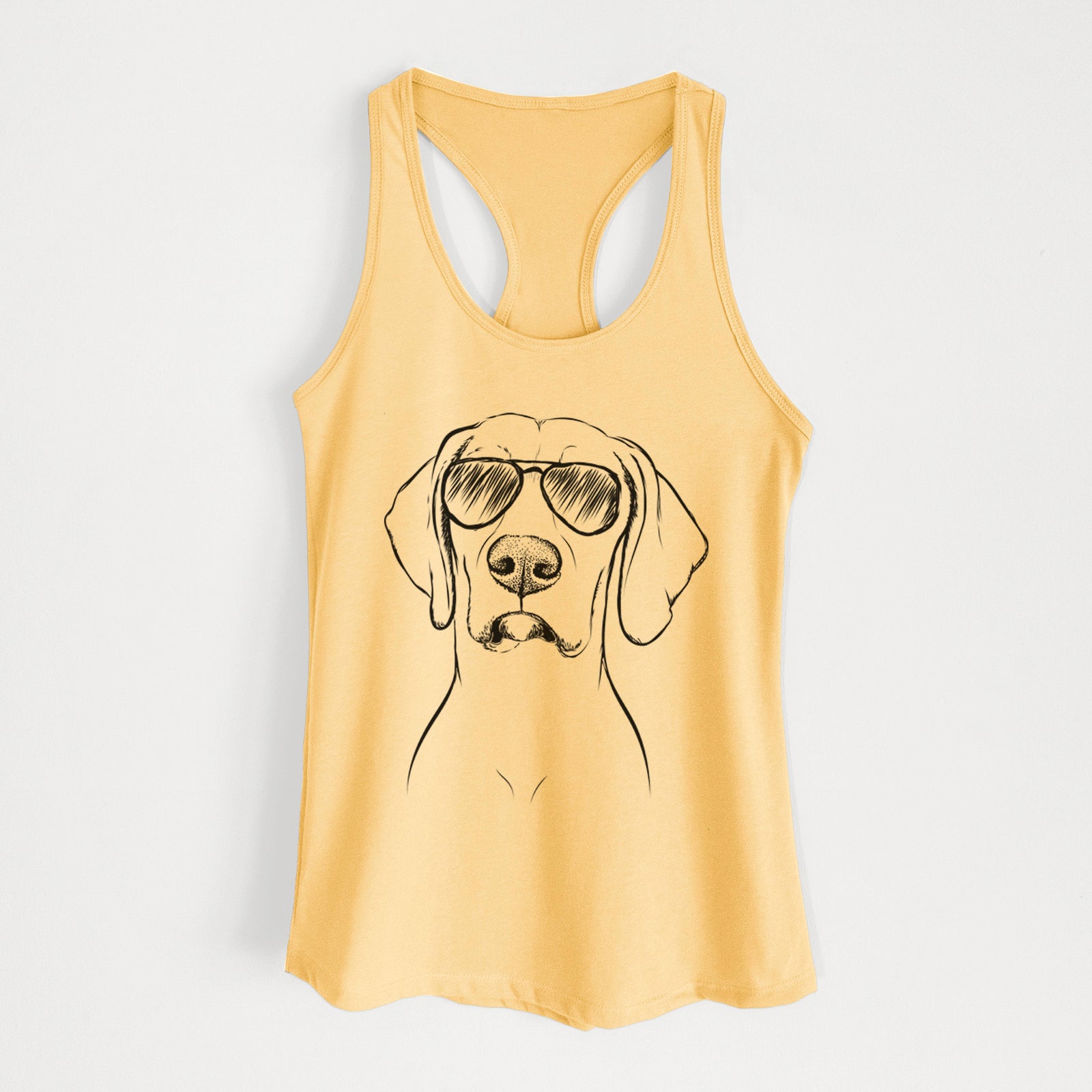 Almond the Vizmaraner - Women's Racerback Tanktop