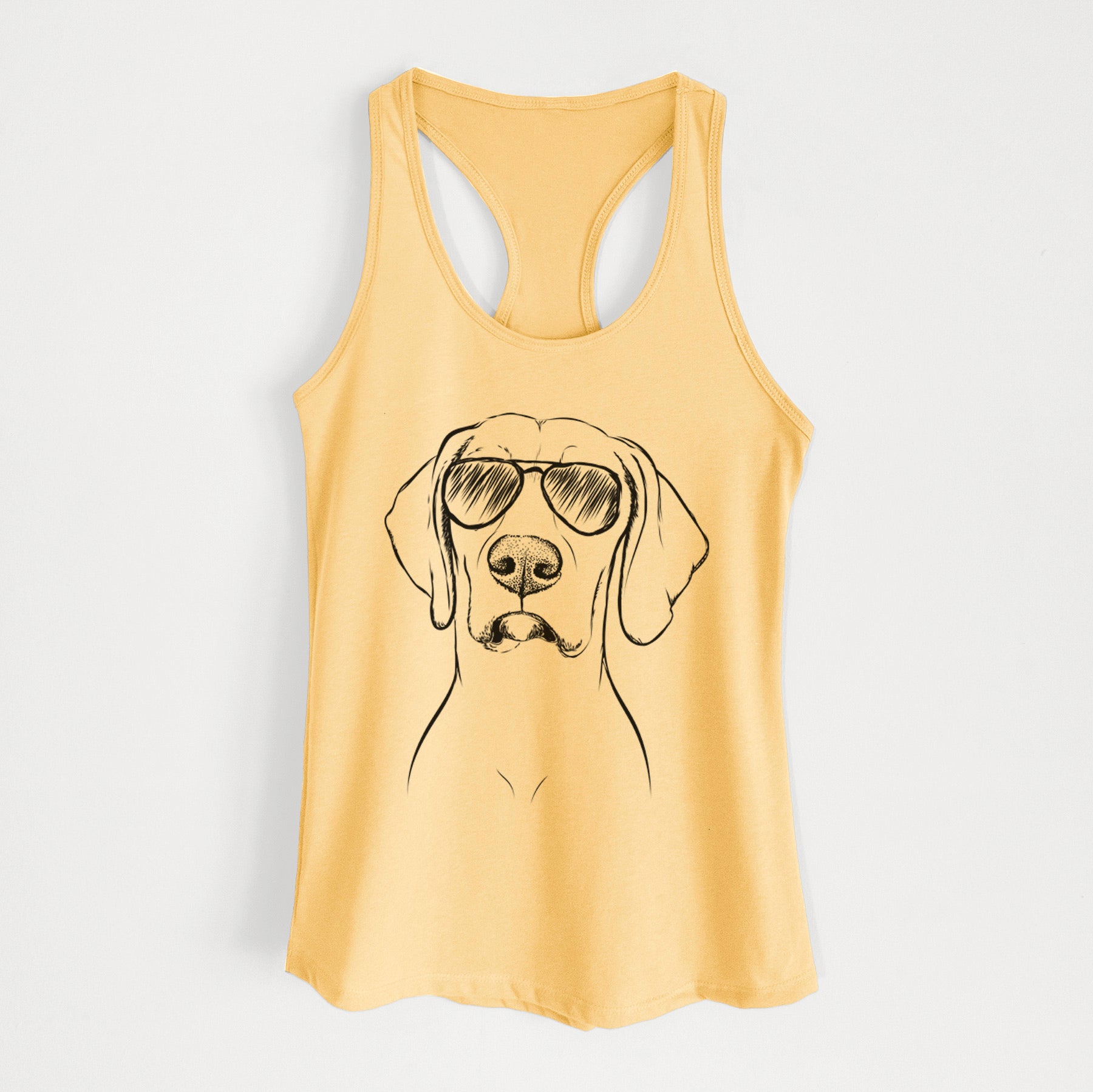 Almond the Vizmaraner - Women's Racerback Tanktop