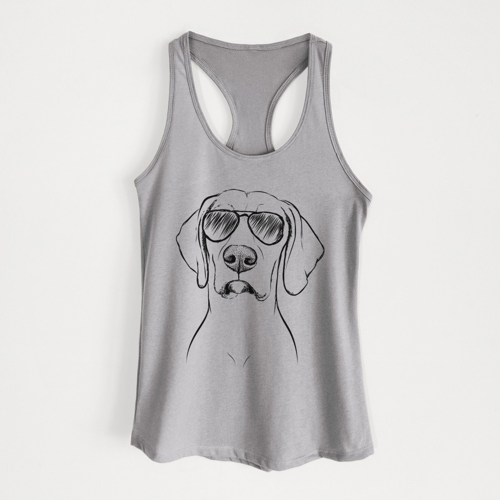 Almond the Vizmaraner - Women's Racerback Tanktop