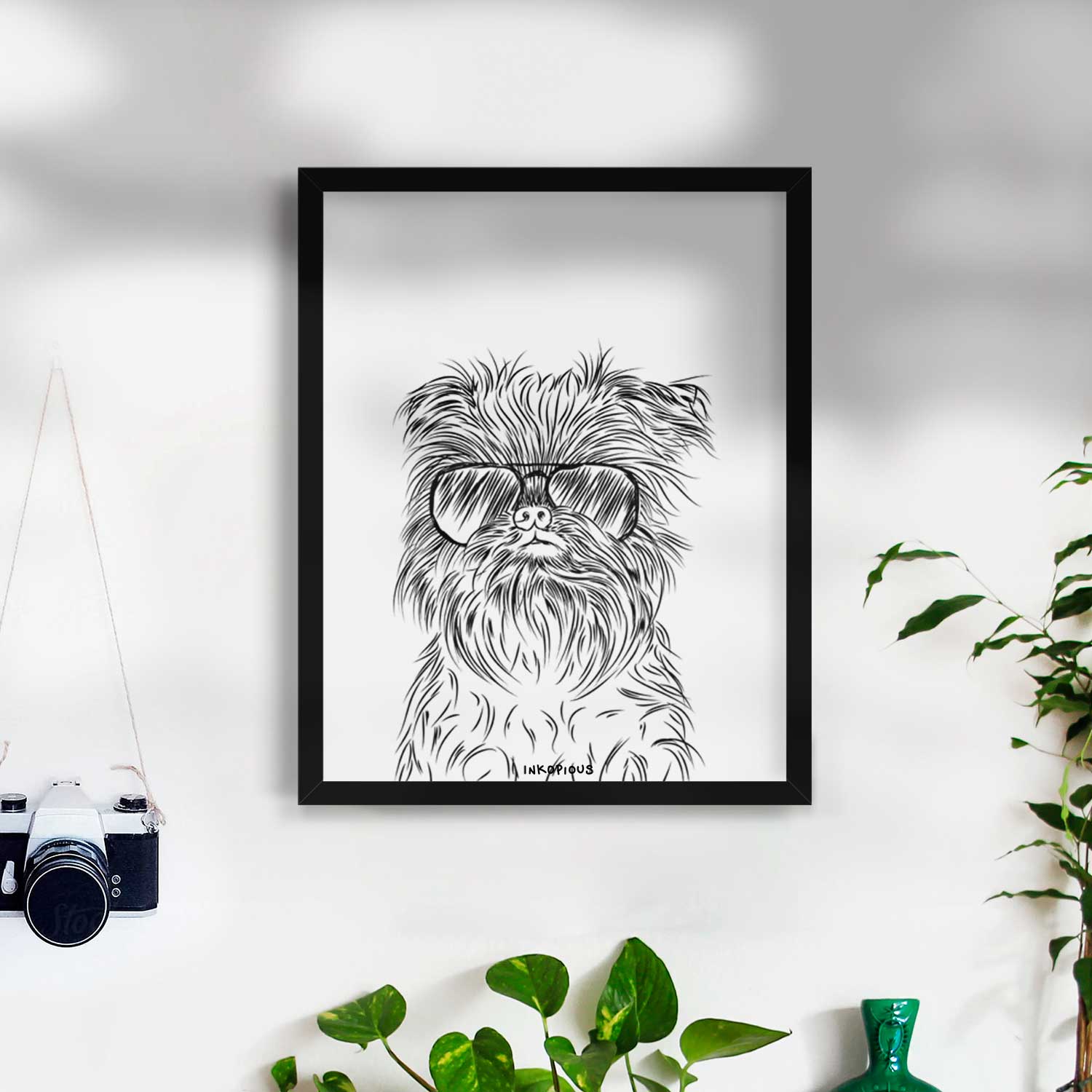 Alo the Brussels Griffon Art Print