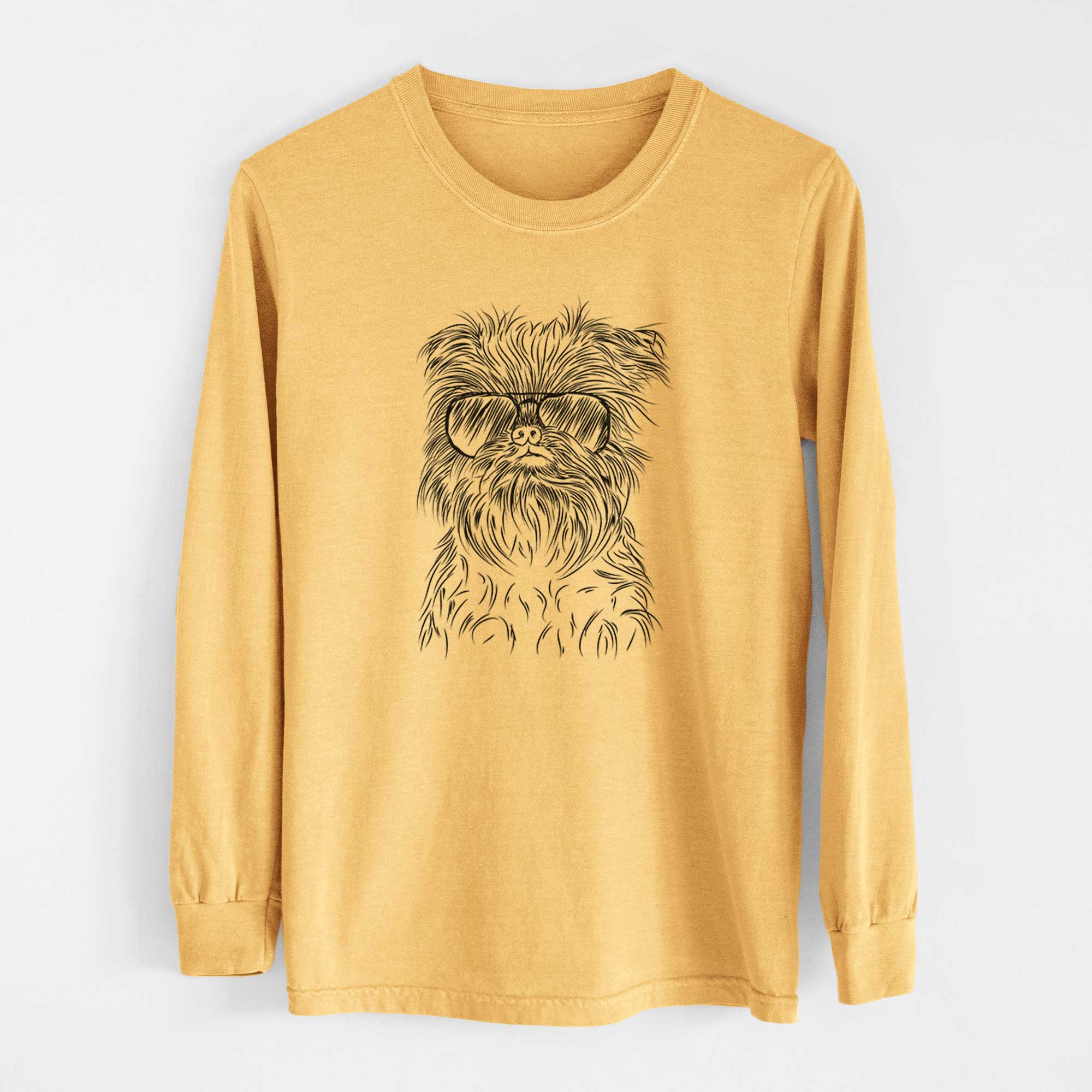 Aviators Alo the Brussels Griffon - Heavyweight 100% Cotton Long Sleeve