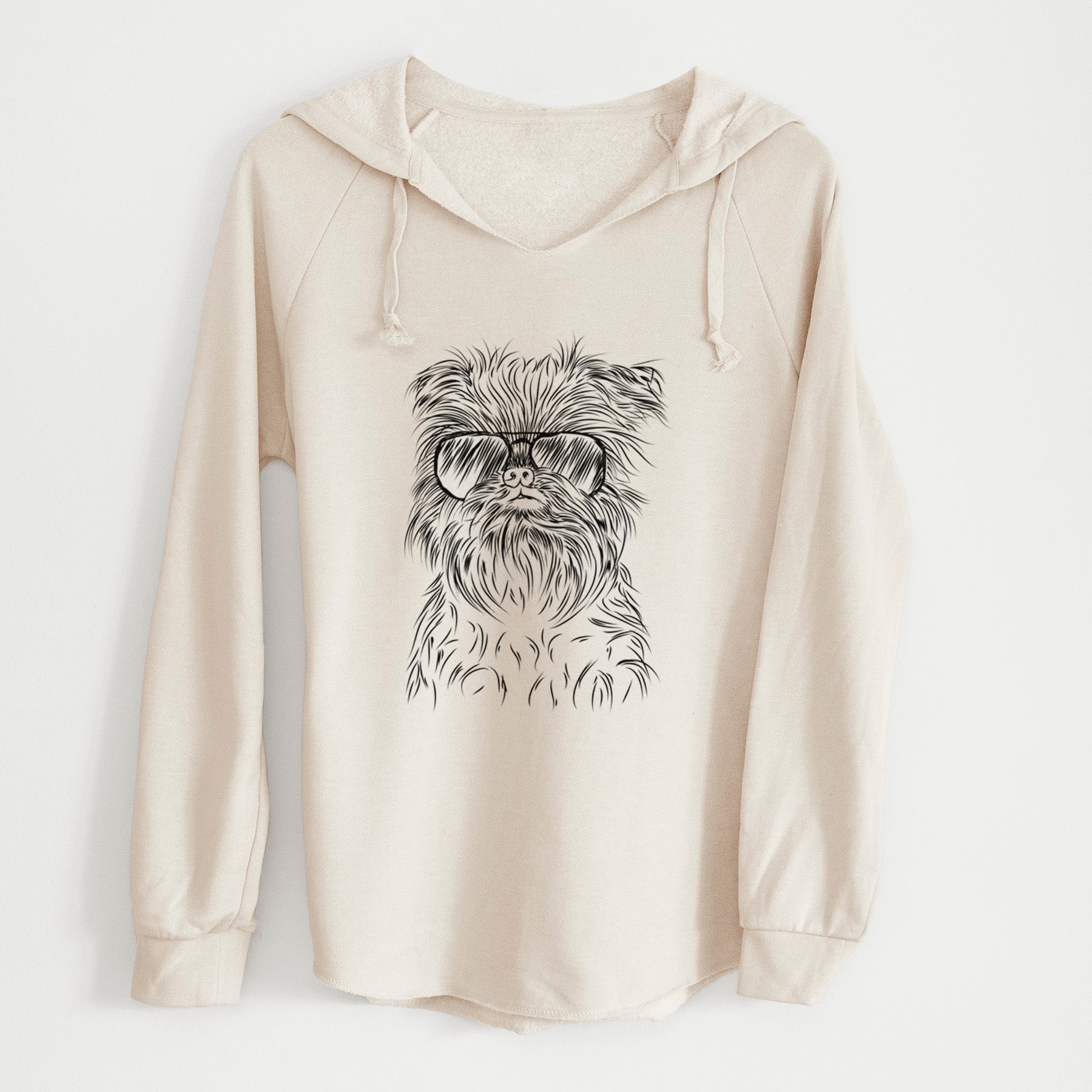 Aviator Alo the Brussels Griffon - Cali Wave Hooded Sweatshirt