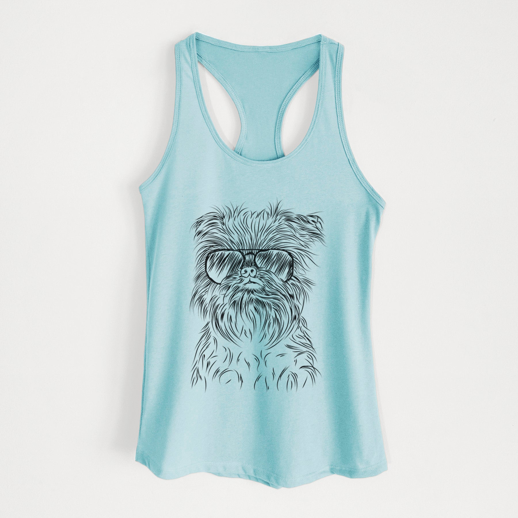 Alo the Brussels Griffon - Women's Racerback Tanktop