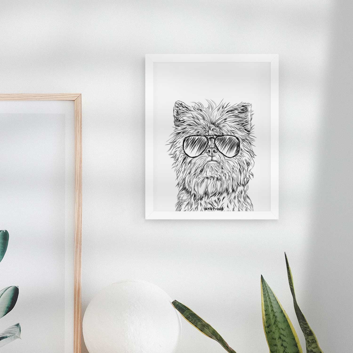 Alvin the Affenpinscher Art Print