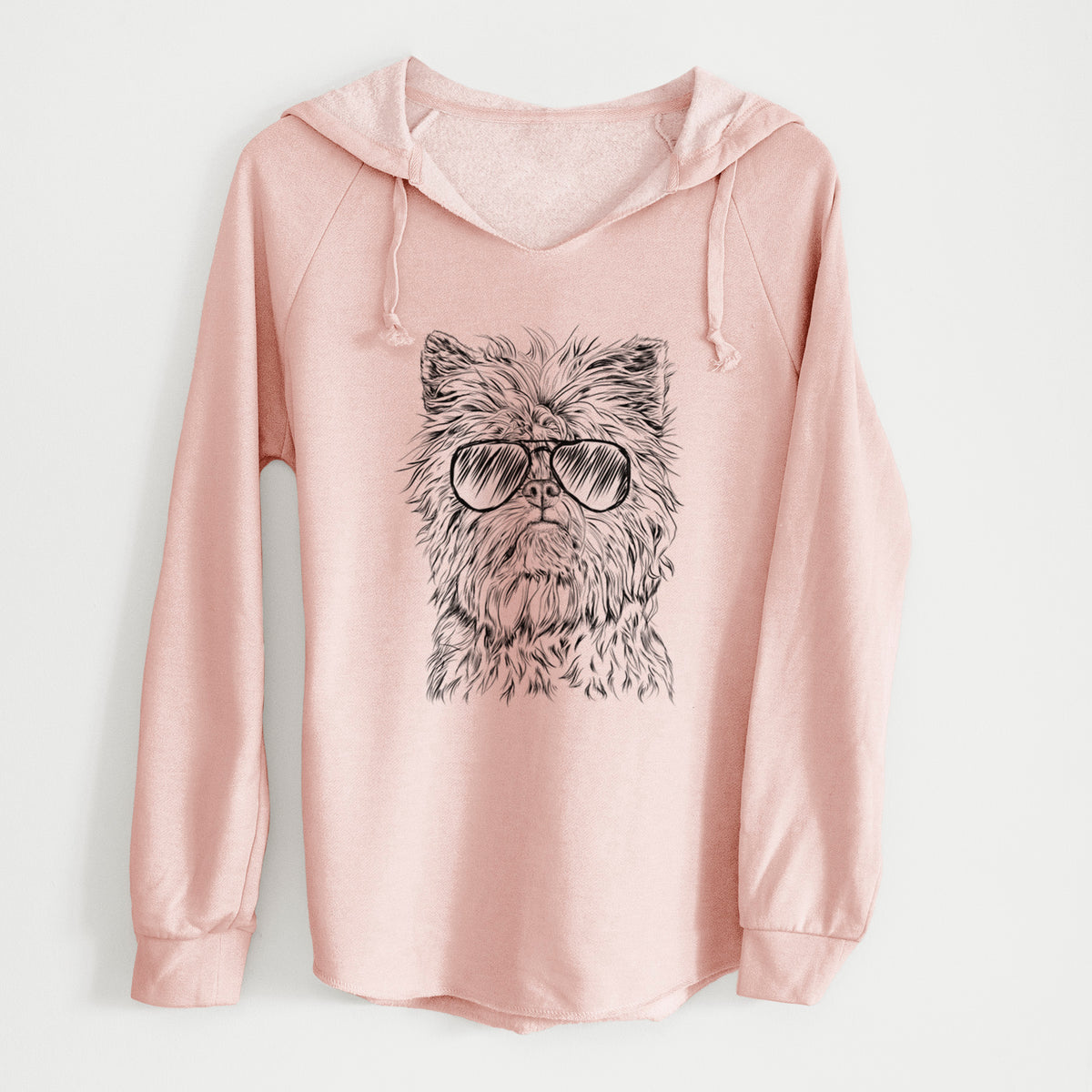 Aviator Alvin the Affenpinscher - Cali Wave Hooded Sweatshirt