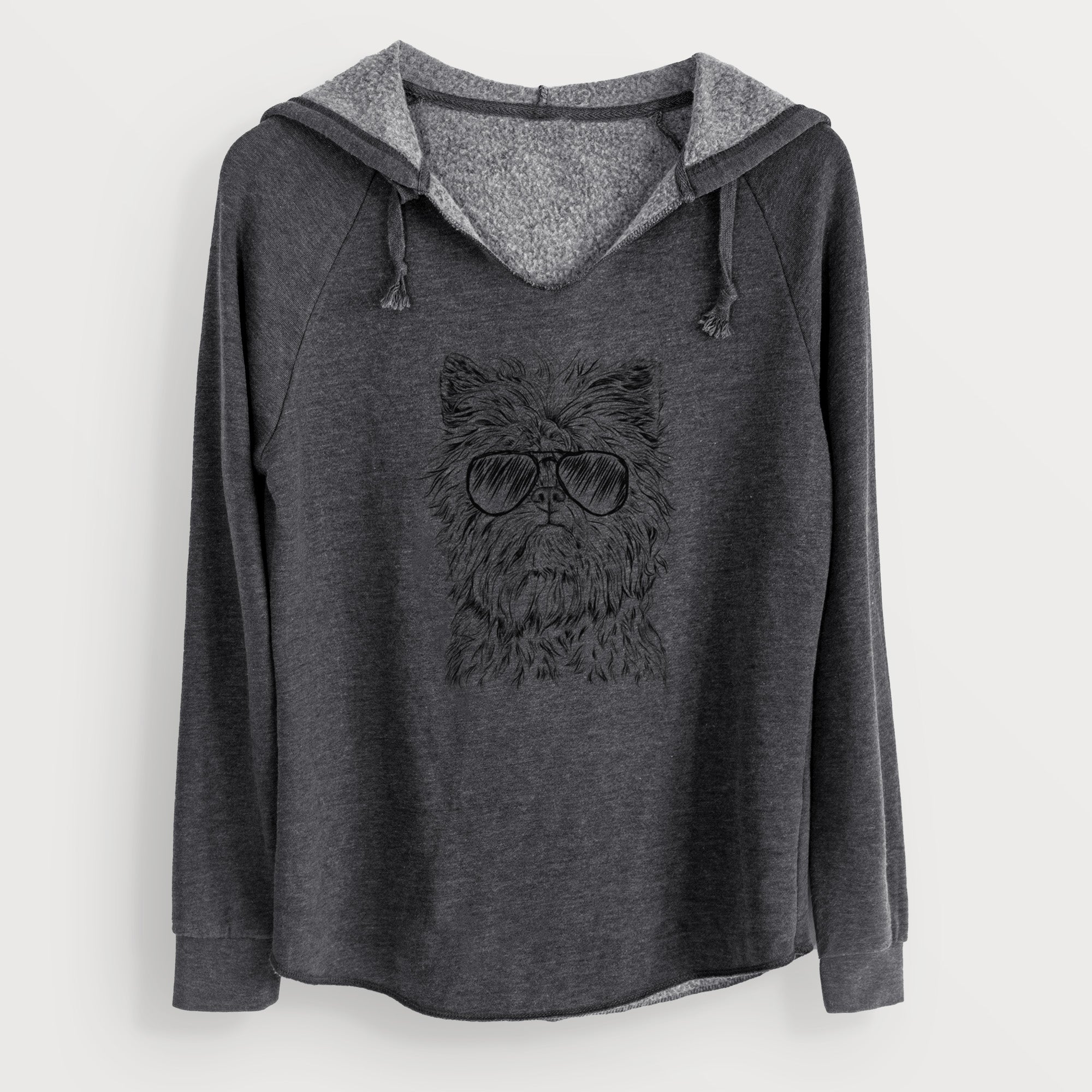 Aviator Alvin the Affenpinscher - Cali Wave Hooded Sweatshirt