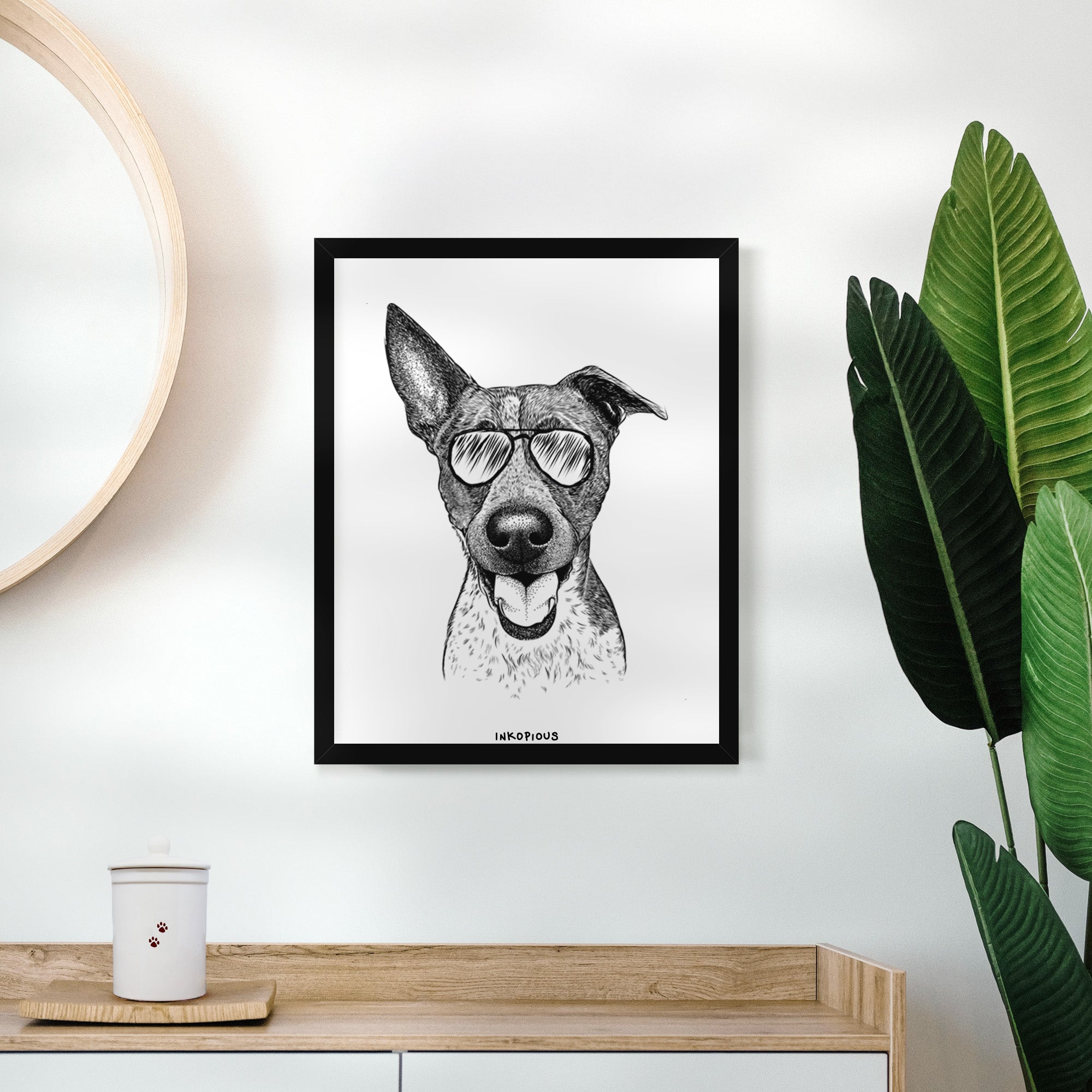 Amigo the Heeler Mix Art Print