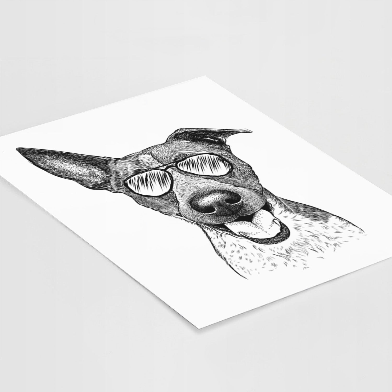 Amigo the Heeler Mix Art Print