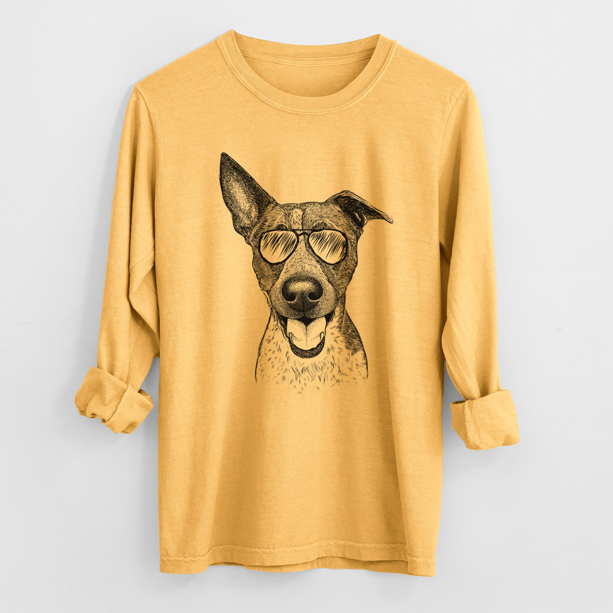 Aviators Amigo the Heeler Mix - Heavyweight 100% Cotton Long Sleeve
