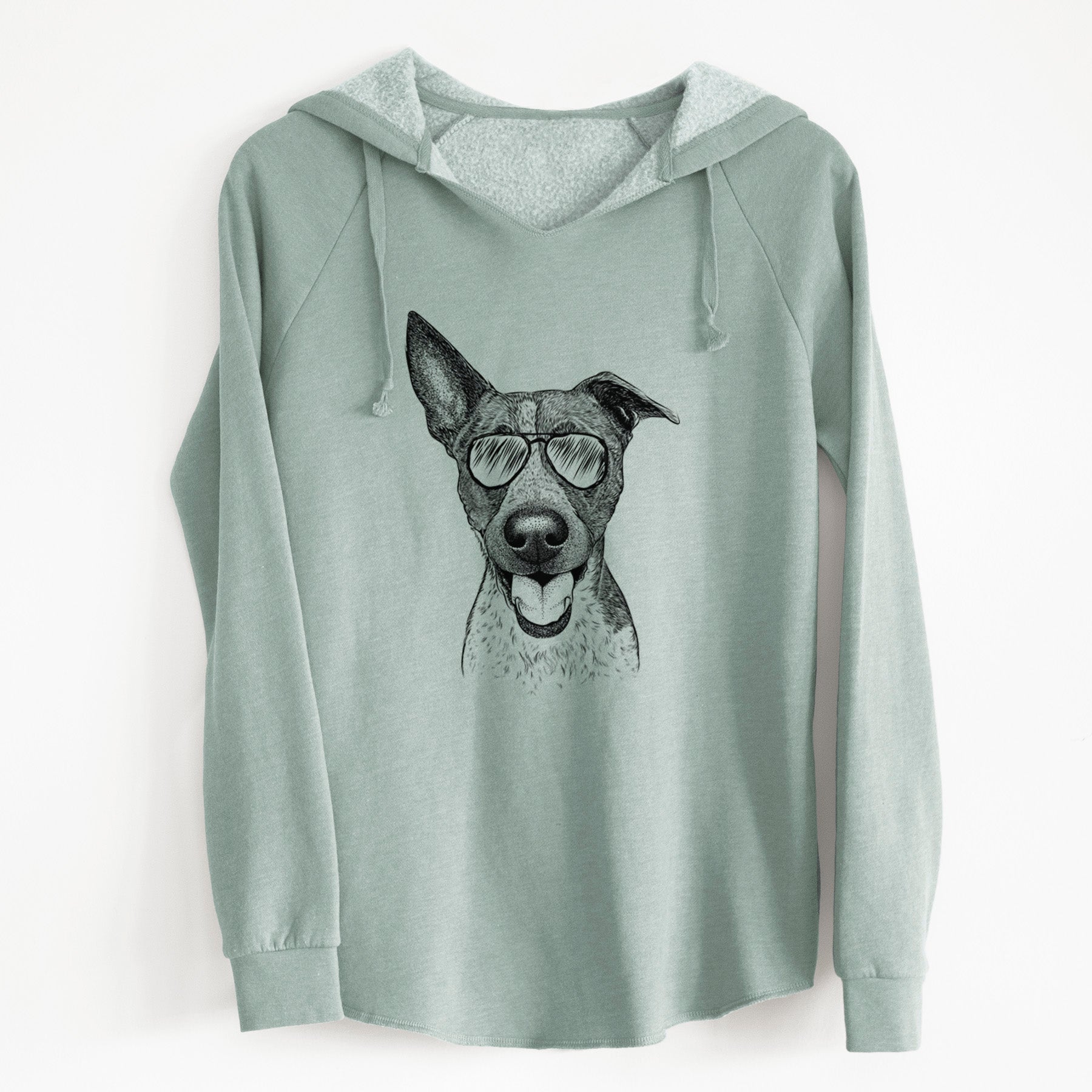 Aviator Amigo the Heeler Mix - Cali Wave Hooded Sweatshirt