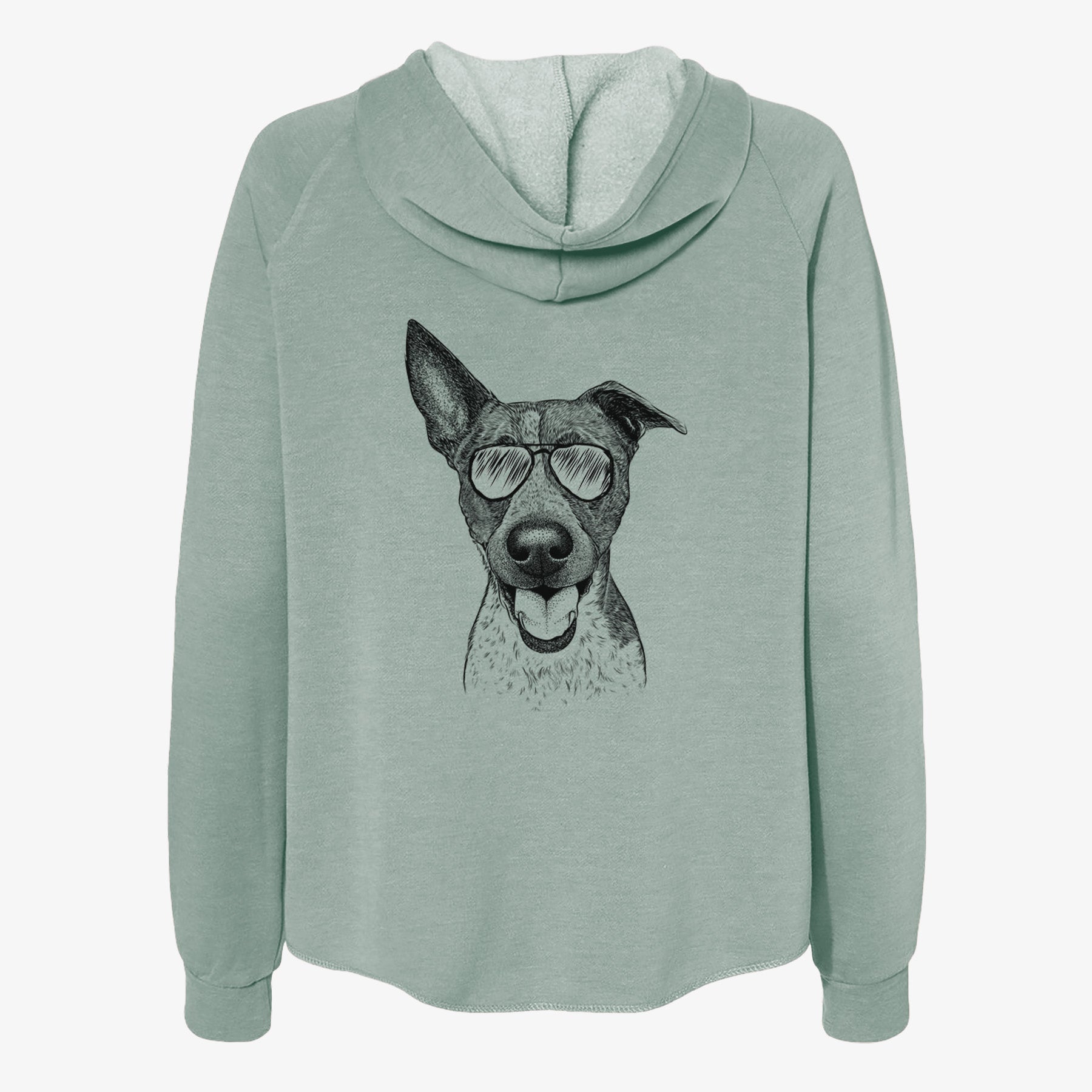 Amigo the Heeler Mix - Women's Cali Wave Zip-Up Sweatshirt