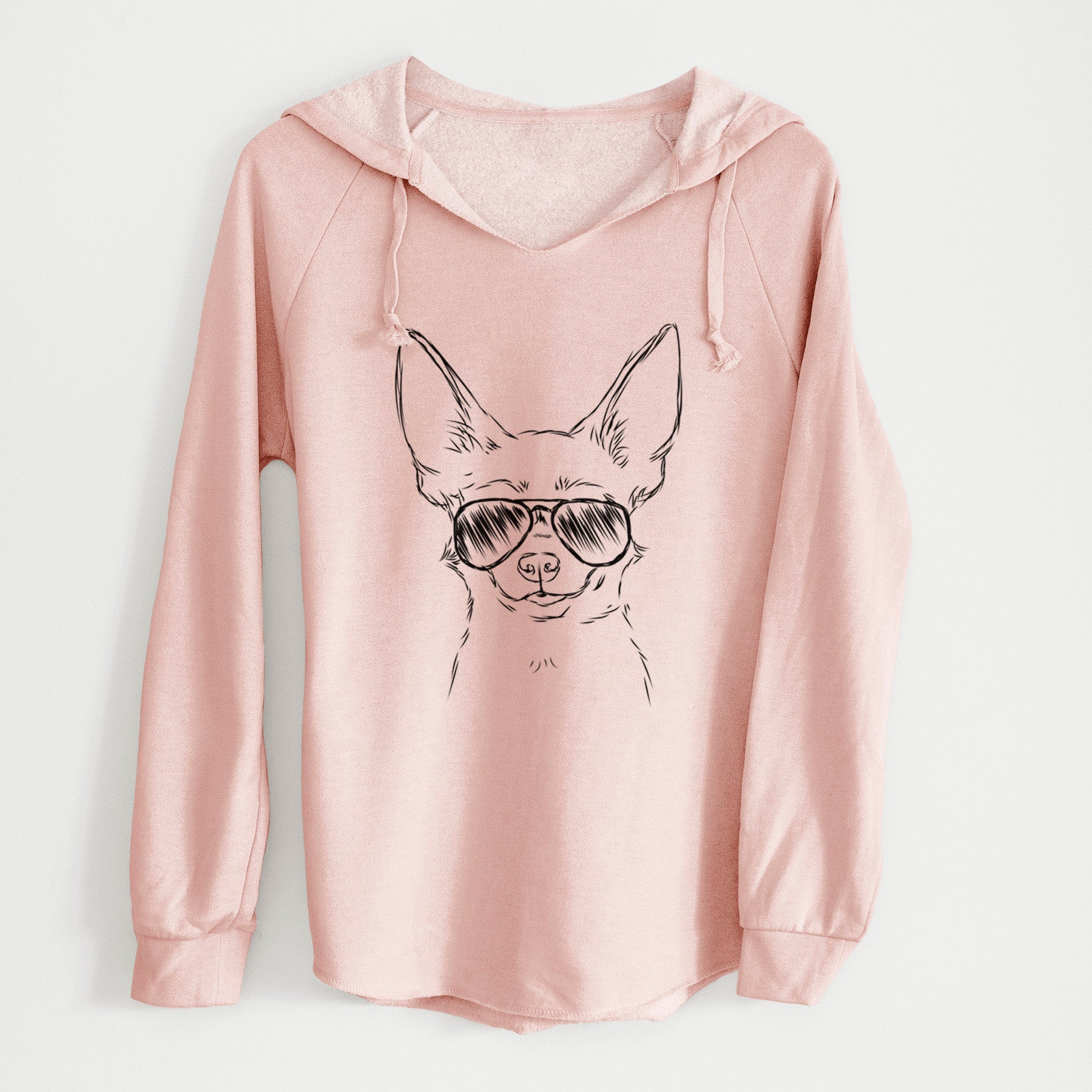 Aviator Amos the Chihuahua - Cali Wave Hooded Sweatshirt