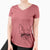 Amos the Chihuahua - Women's V-neck Shirt