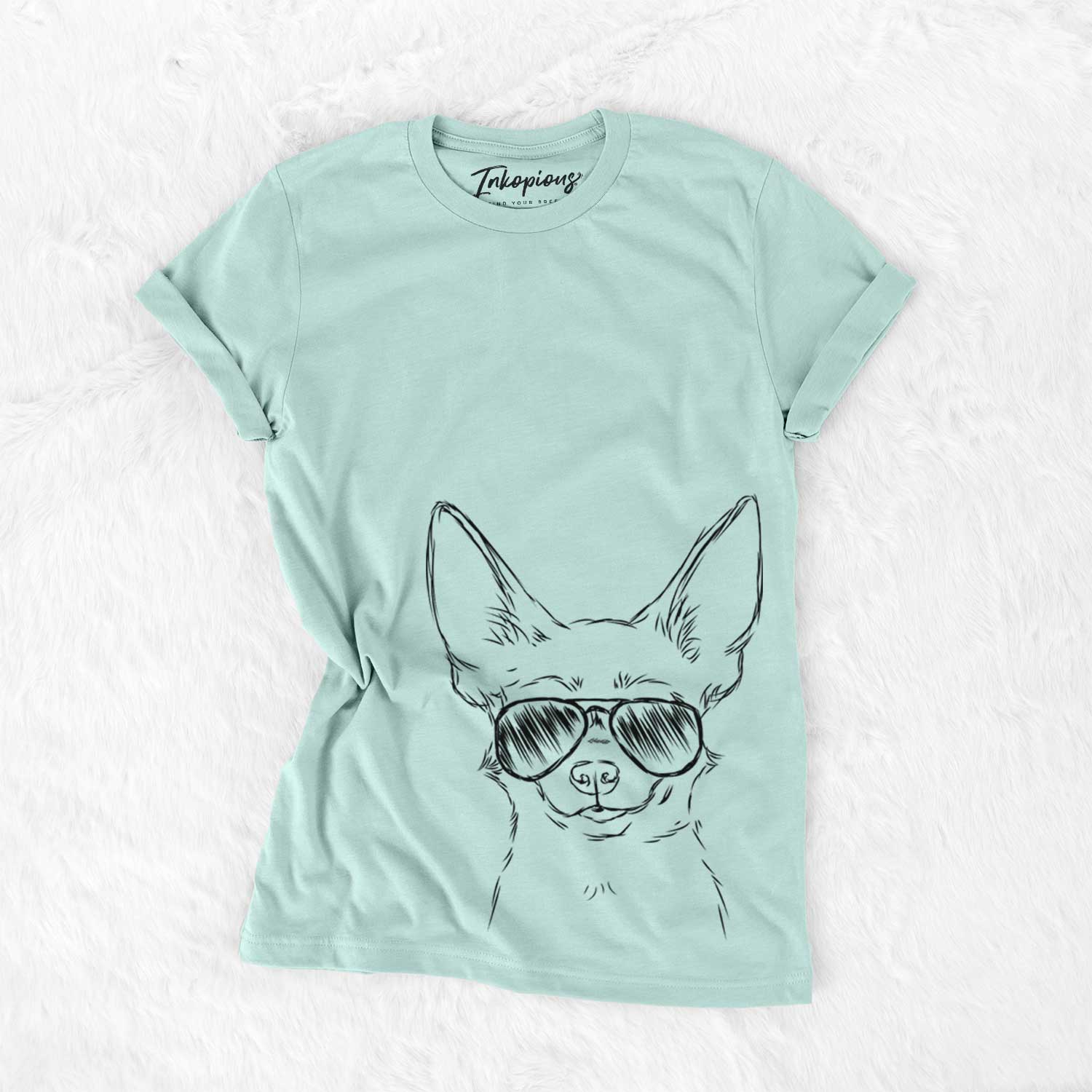 Aviator Amos the Chihuahua - Unisex Crewneck