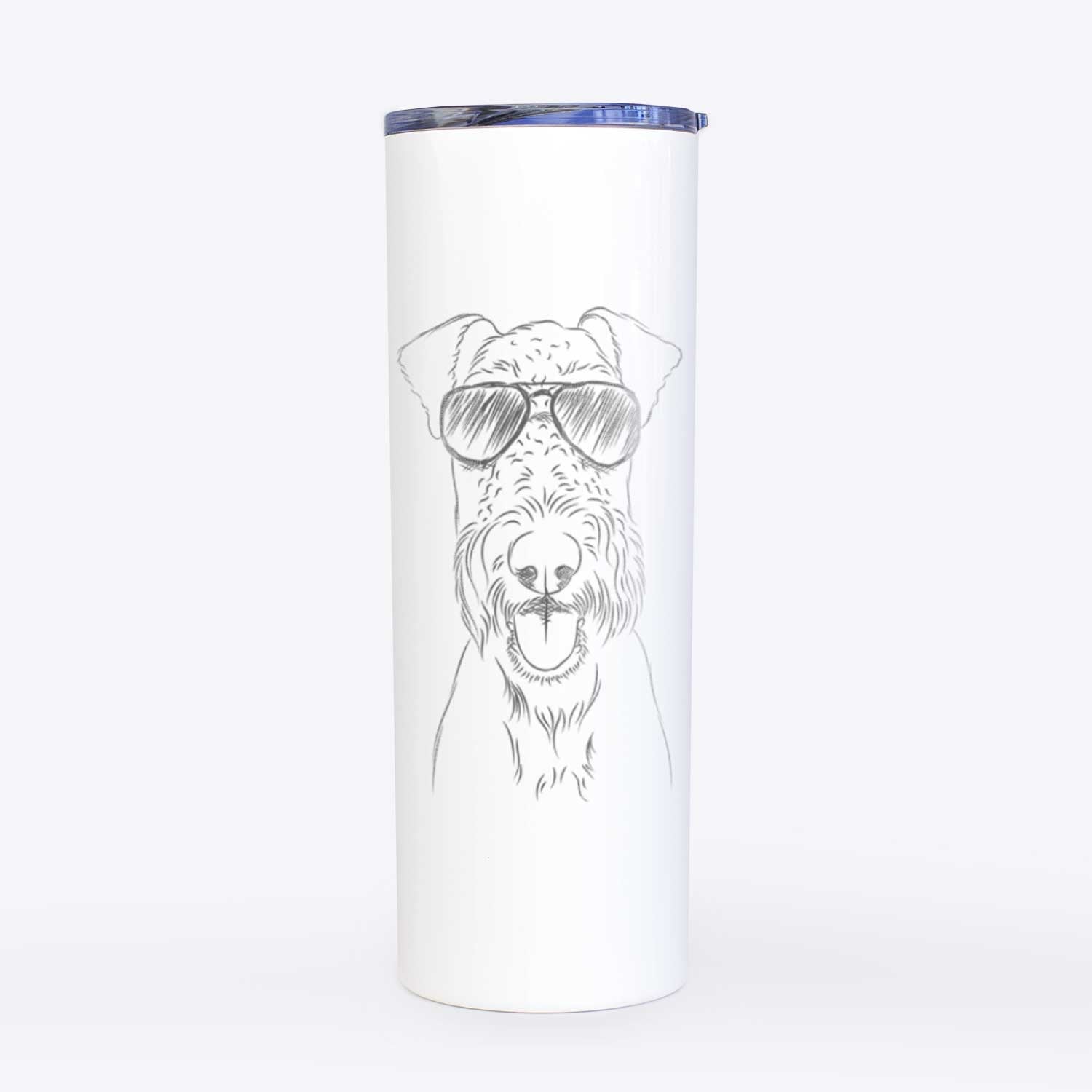 Andy the Airedale Terrier - 20oz Skinny Tumbler