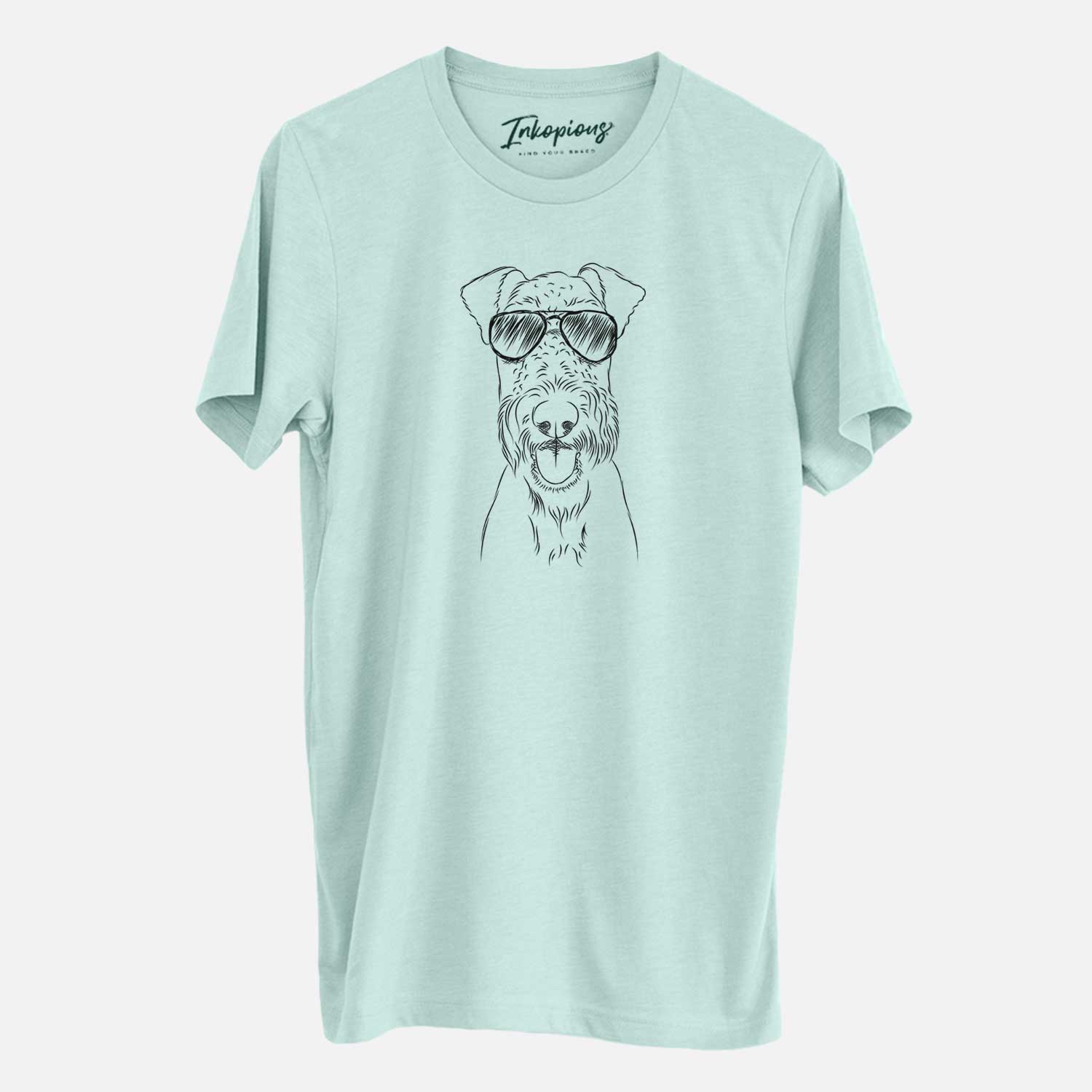 Aviator Andy the Airedale Terrier - Unisex Crewneck