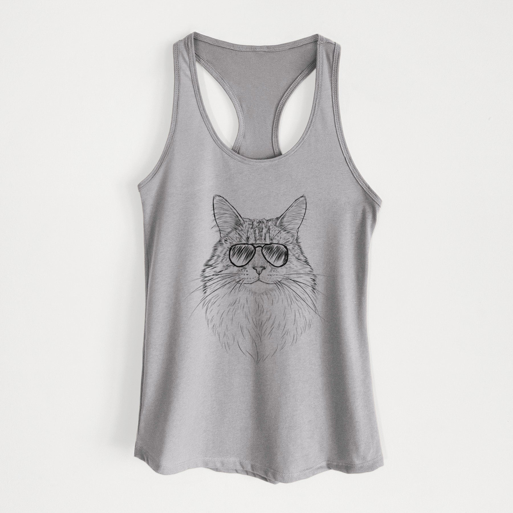 Angel the Maine Coon Cat - Women's Racerback Tanktop