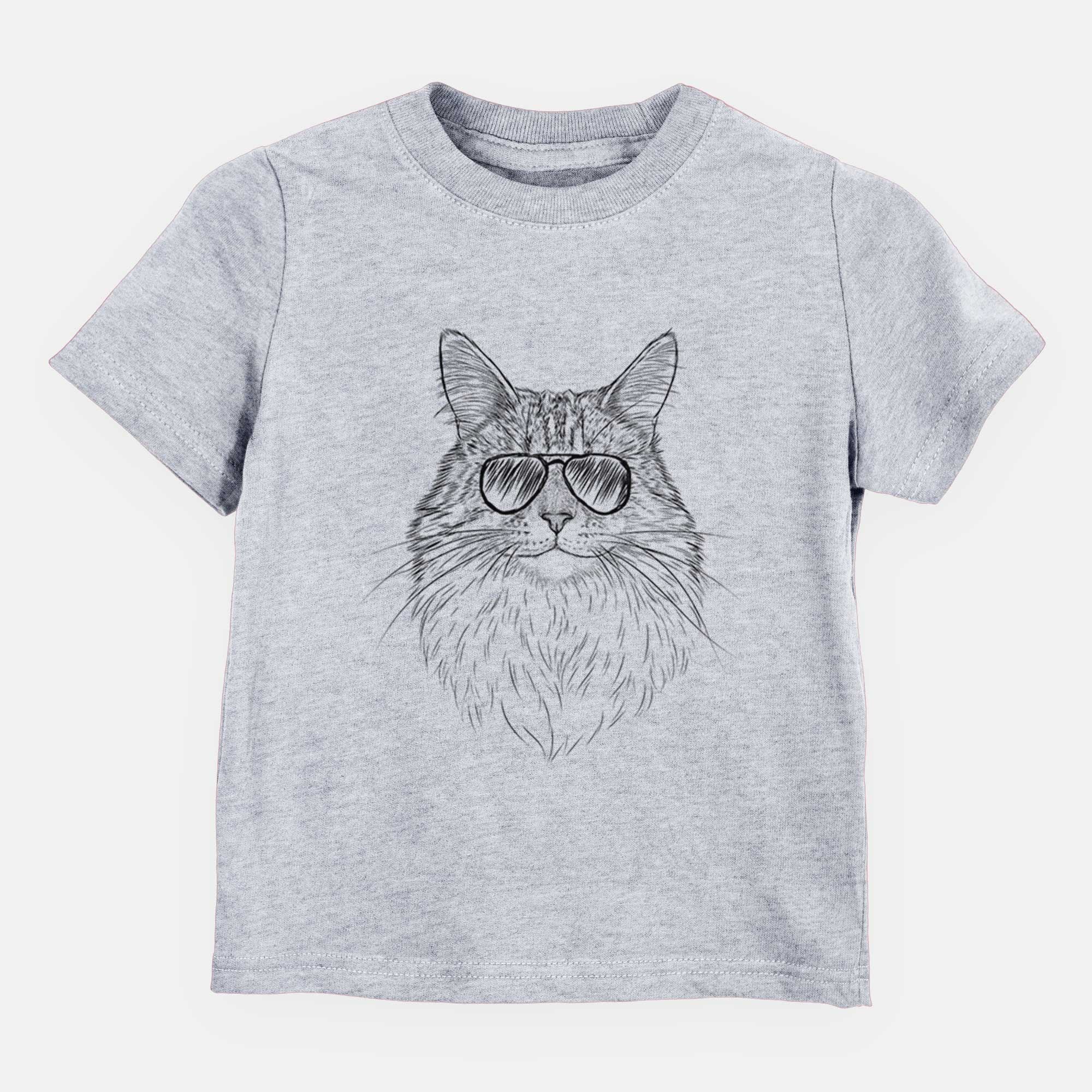 Aviator Angel the Maine Coon Cat - Kids/Youth/Toddler Shirt