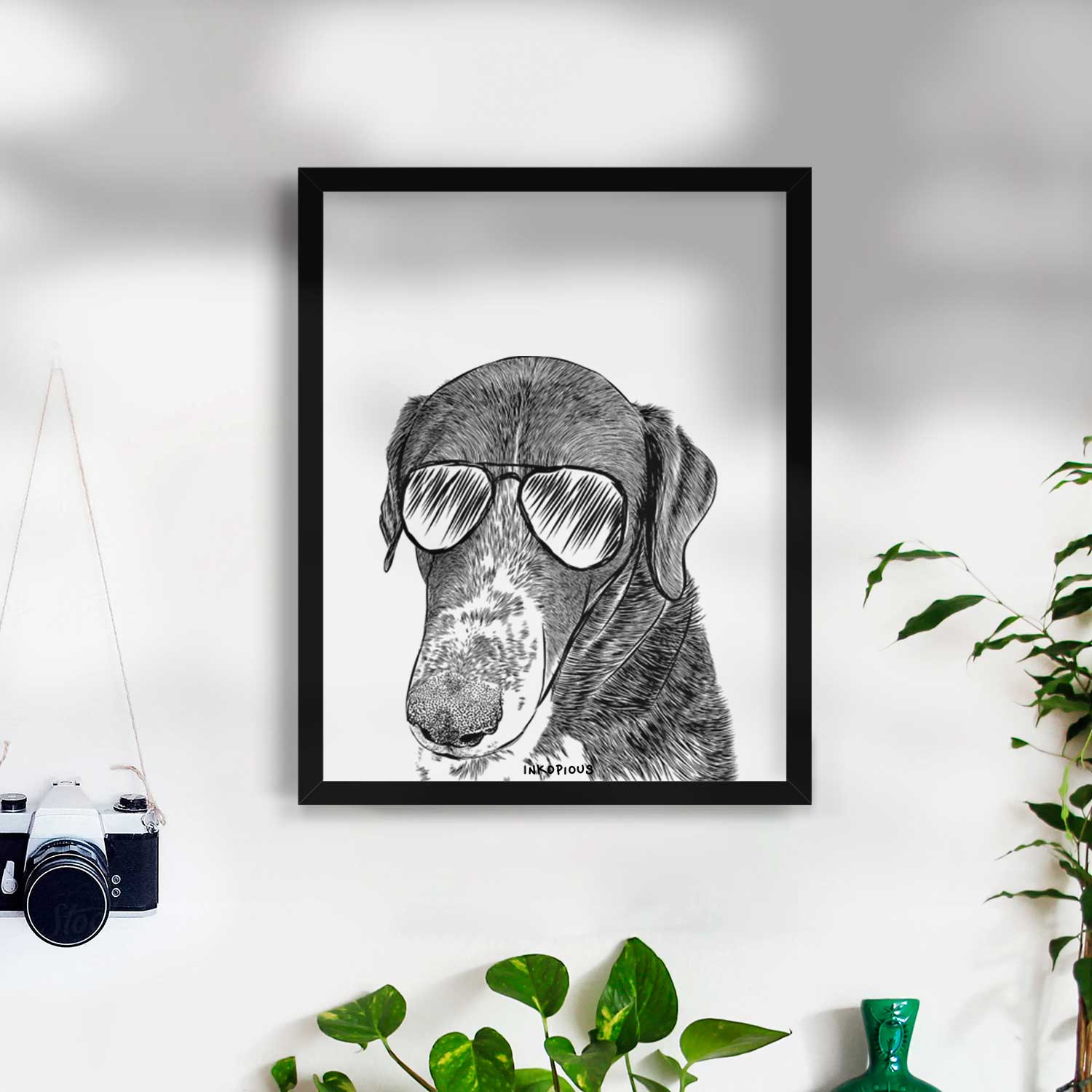 Angel Orion the Mixed Breed Art Print