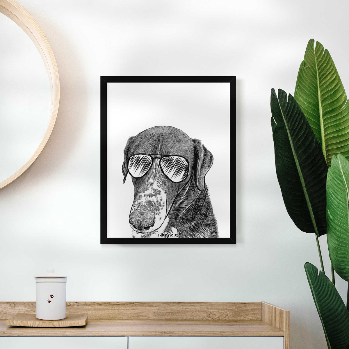 Angel Orion the Mixed Breed Art Print