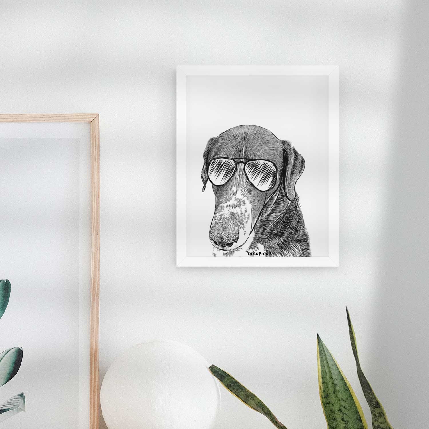 Angel Orion the Mixed Breed Art Print