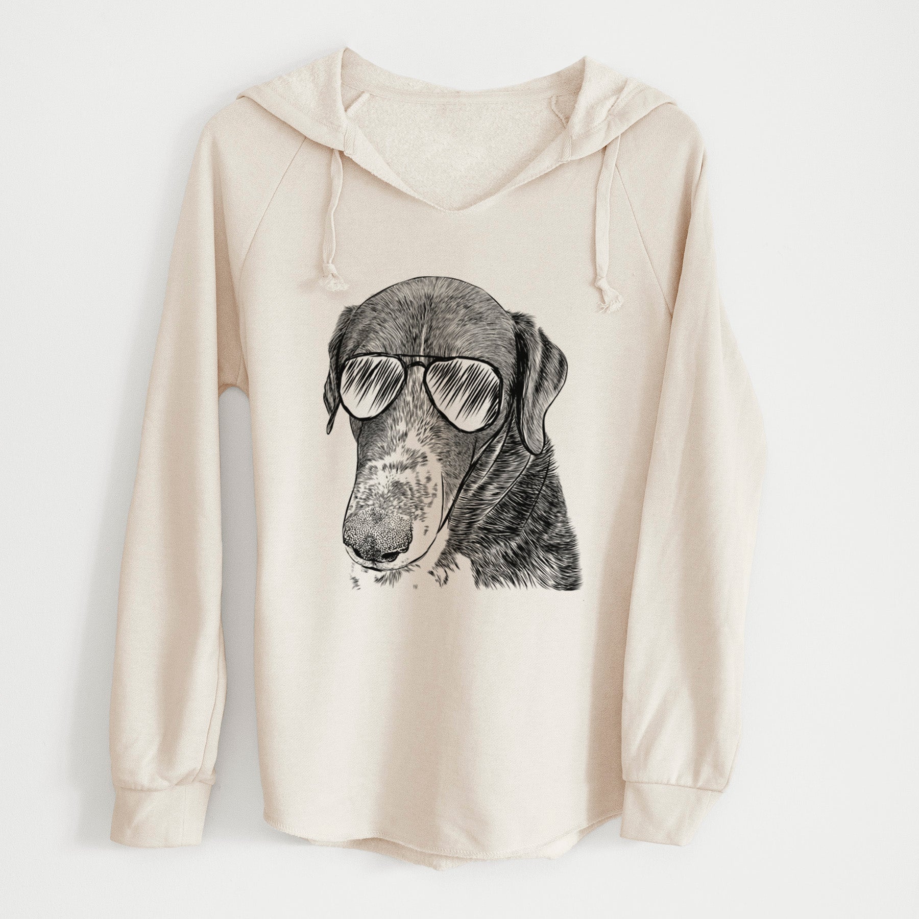 Aviator Angel Orion the Mixed Breed - Cali Wave Hooded Sweatshirt