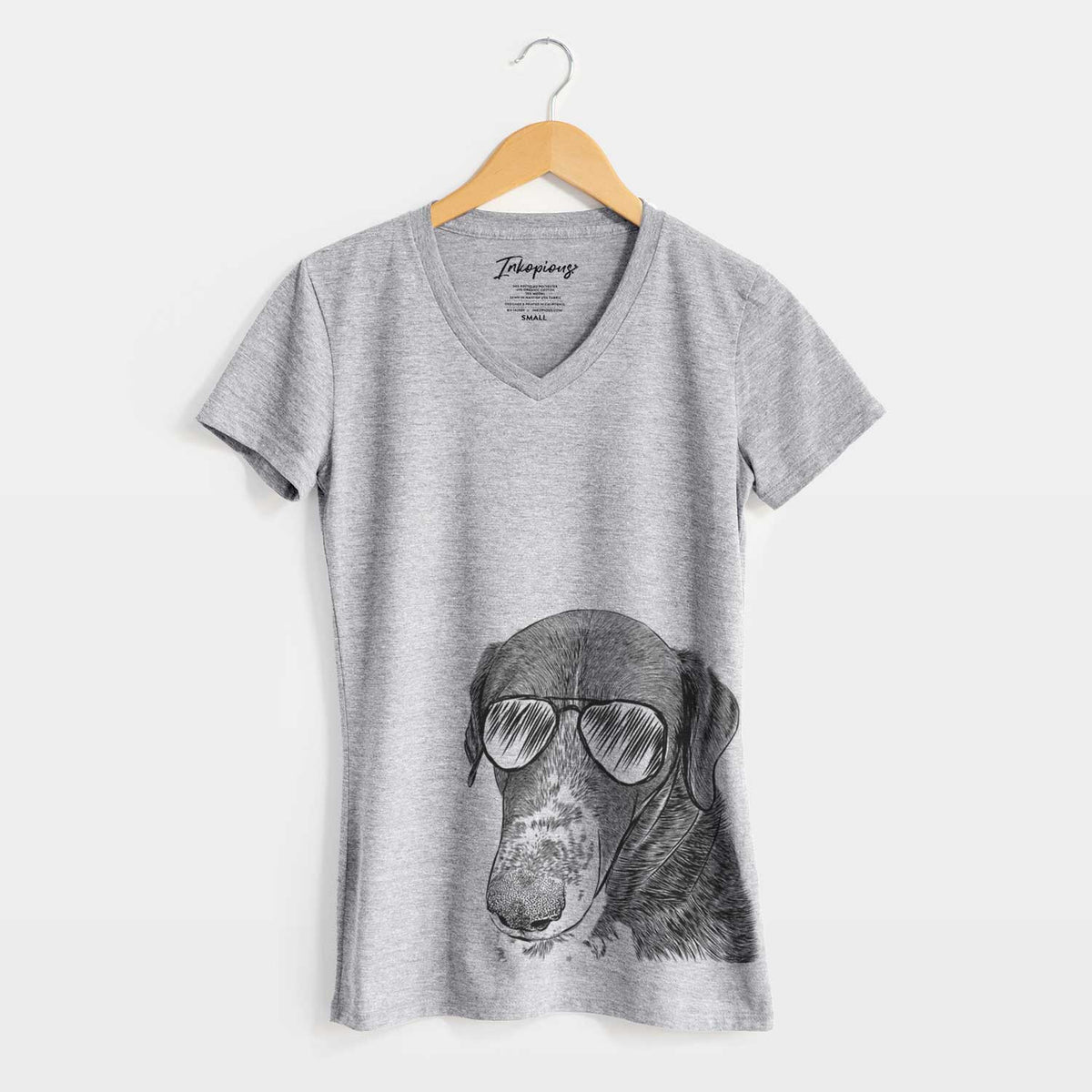 Aviator Angel Orion the Mixed Breed - Women&#39;s V-neck Shirt