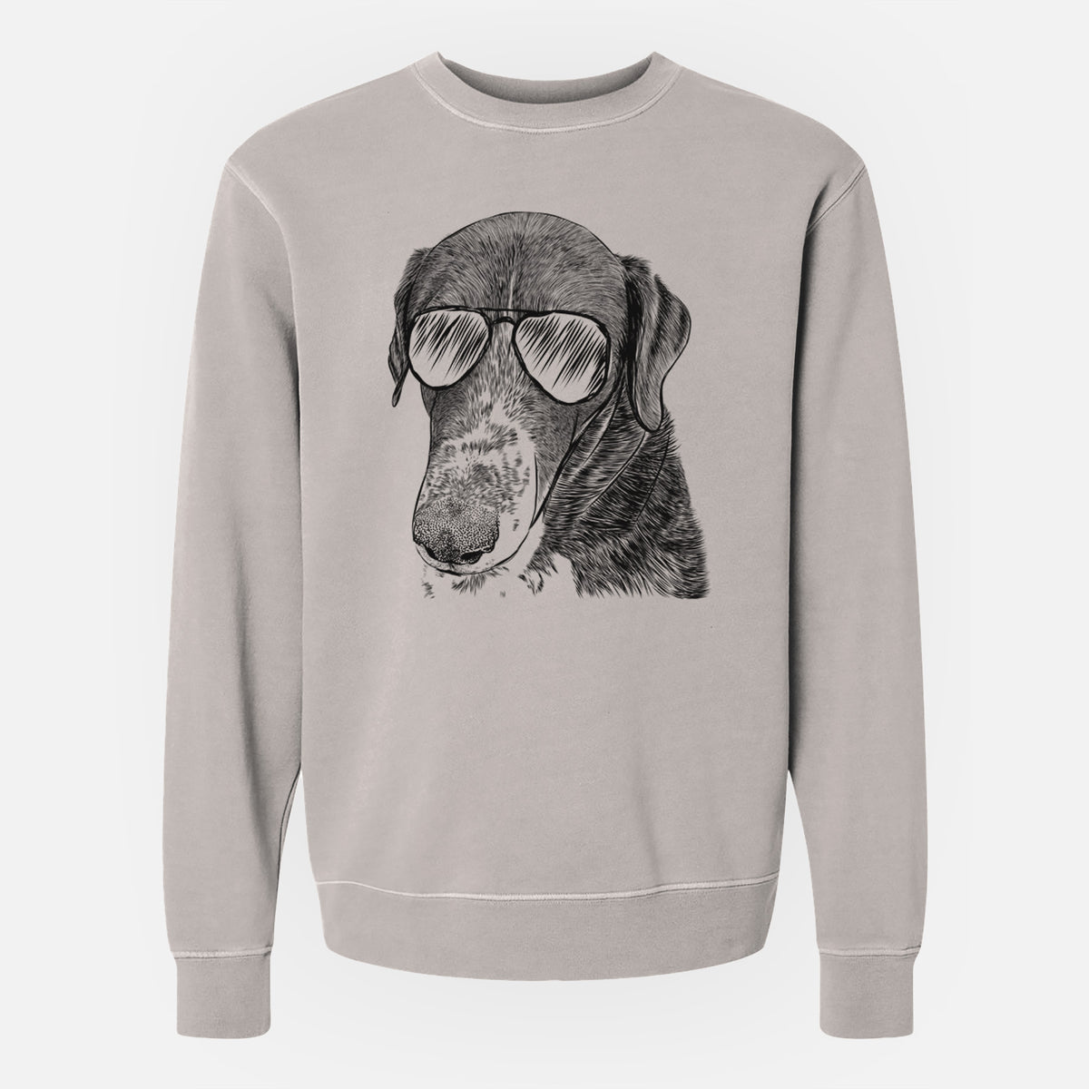 Aviator Angel Orion the Mixed Breed - Unisex Pigment Dyed Crew Sweatshirt