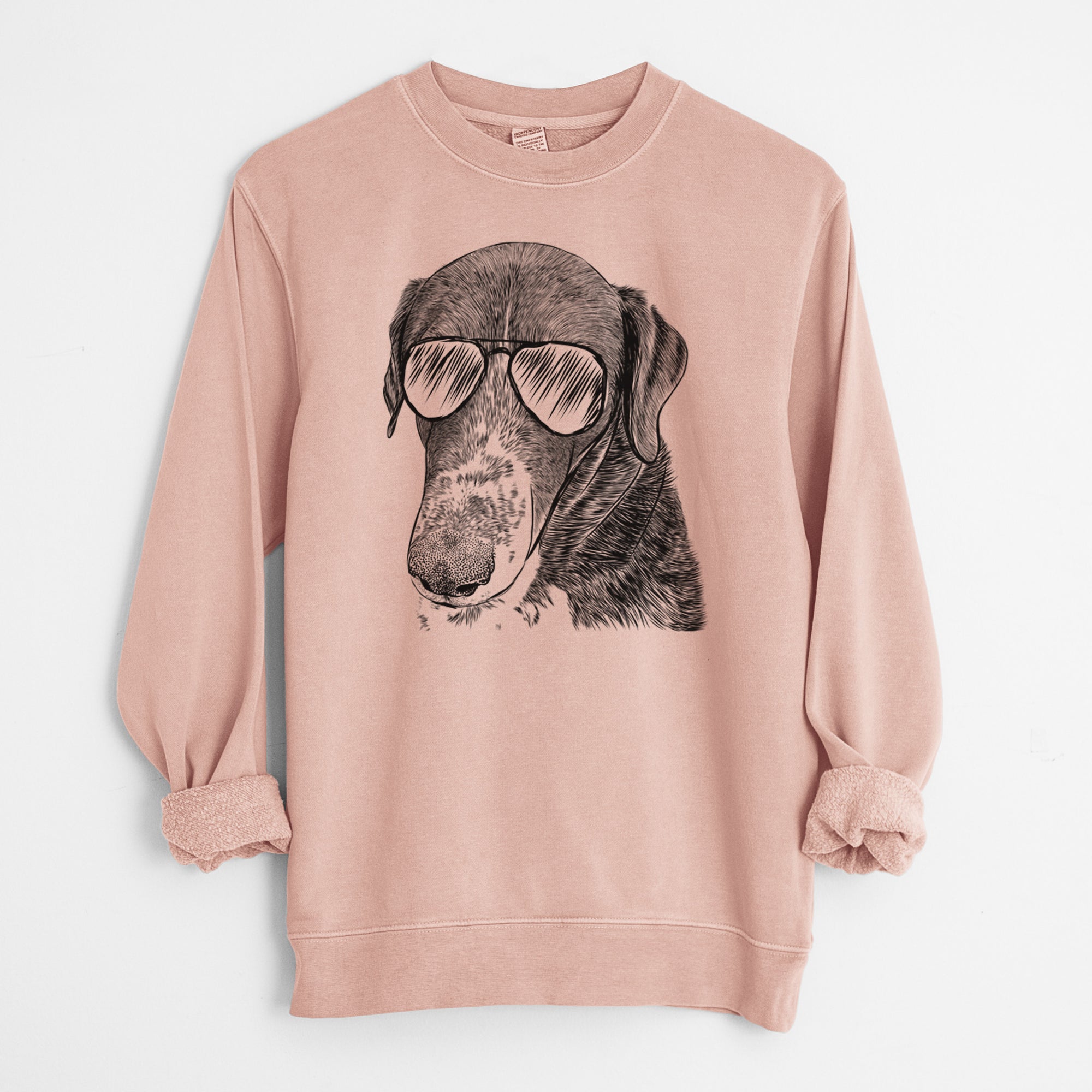 Aviator Angel Orion the Mixed Breed - Unisex Pigment Dyed Crew Sweatshirt