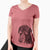 Aviator Angel Orion the Mixed Breed - Women's V-neck Shirt