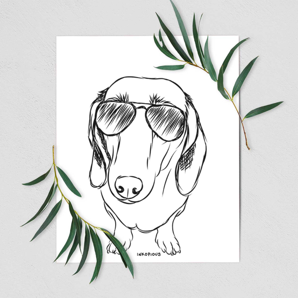 Annabelle the Dachshund Art Print