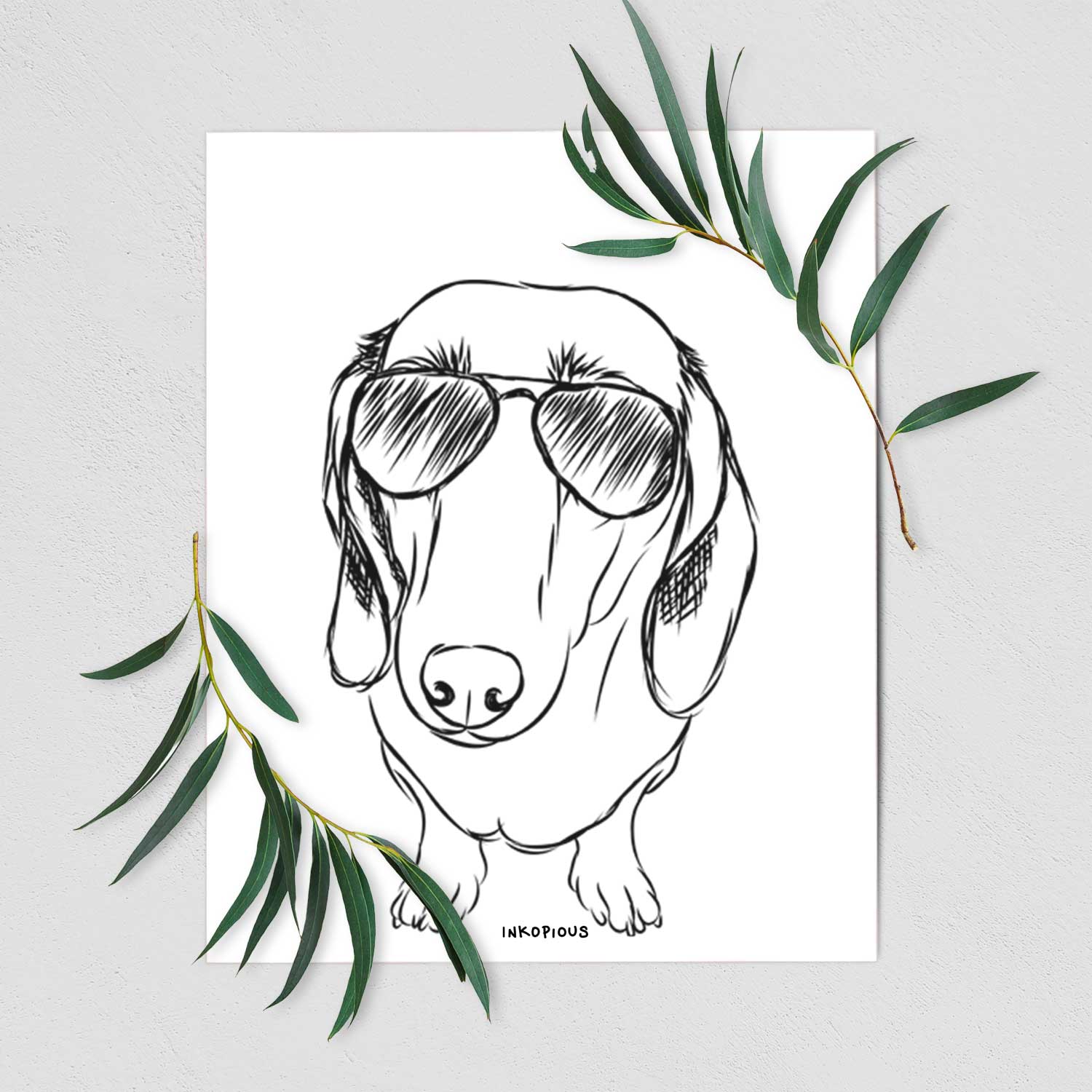 Annabelle the Dachshund Art Print