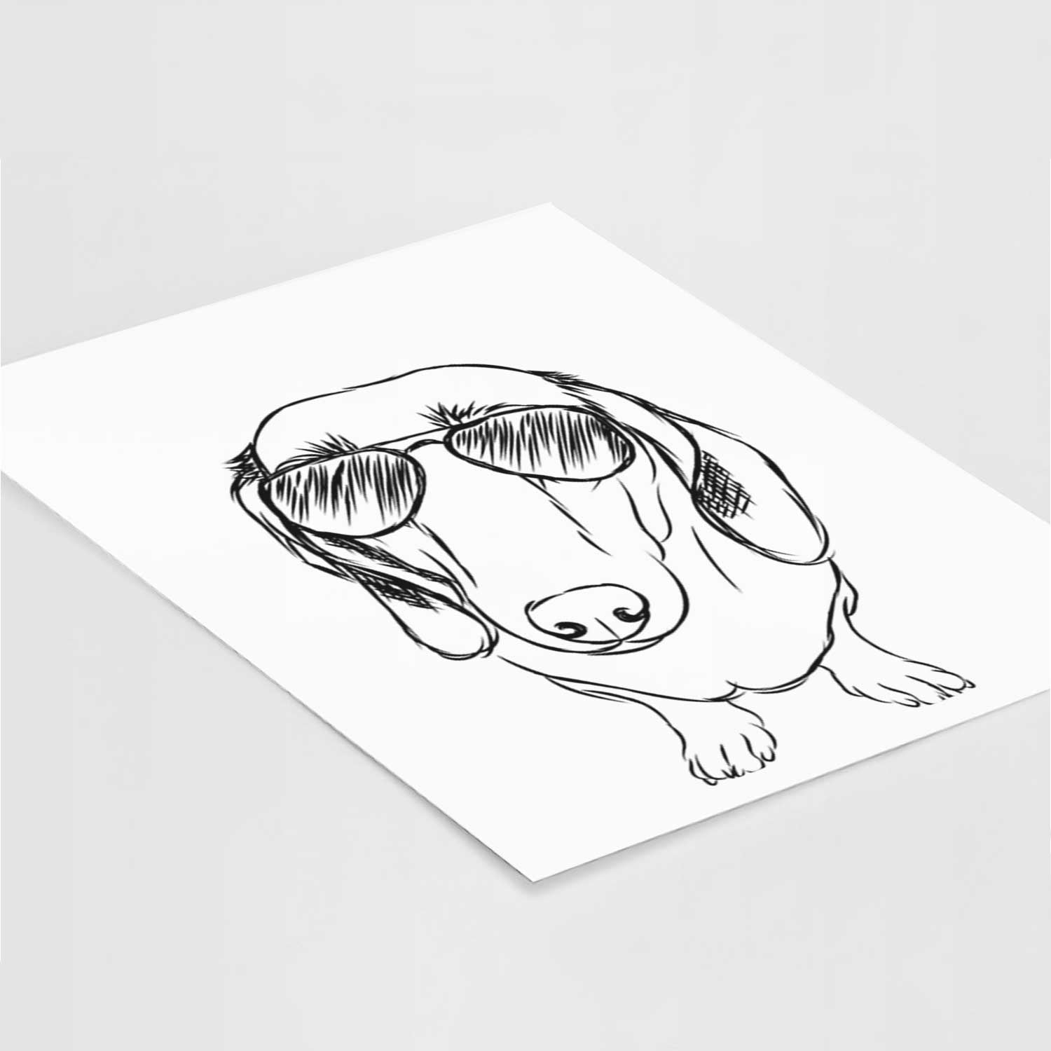 Annabelle the Dachshund Art Print