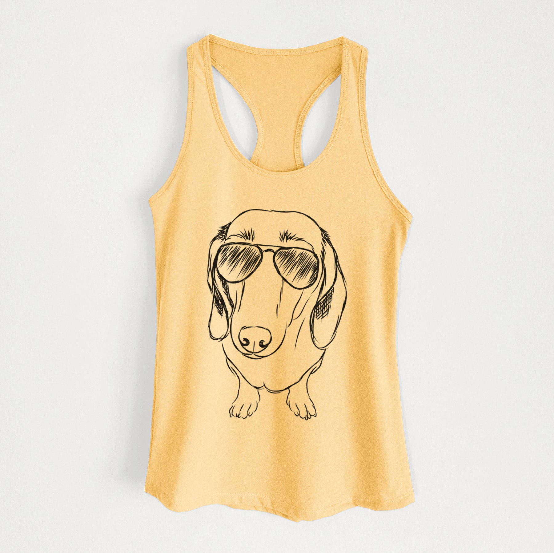 Annabelle the Dachshund - Women's Racerback Tanktop