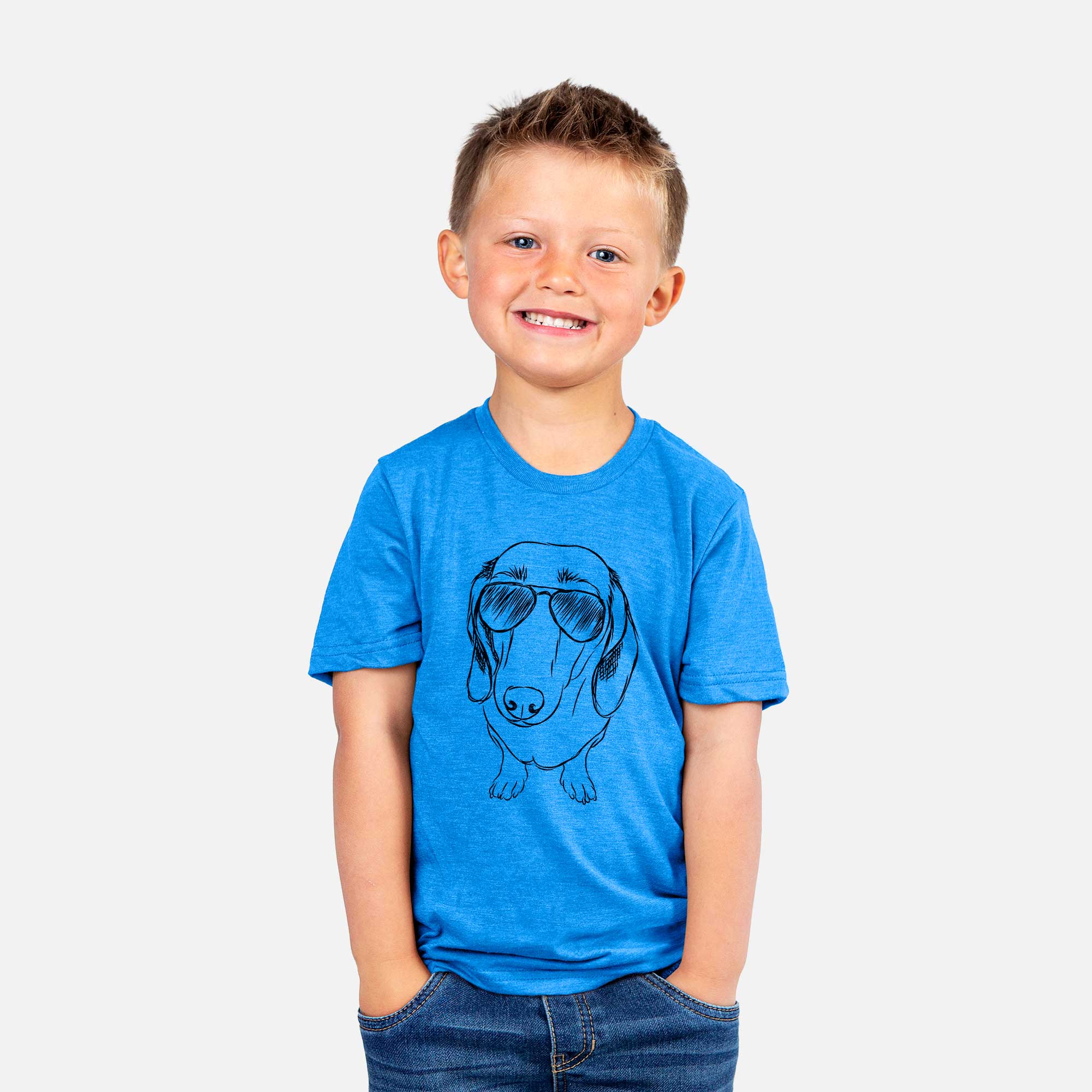 Aviator Annabelle the Dachshund - Kids/Youth/Toddler Shirt