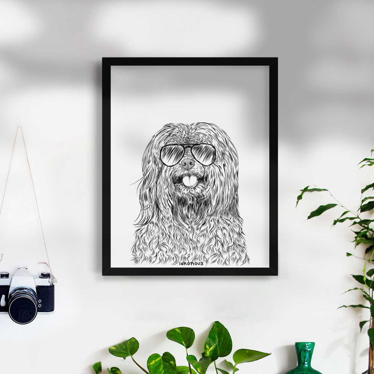Annie the Mixed Breed Art Print