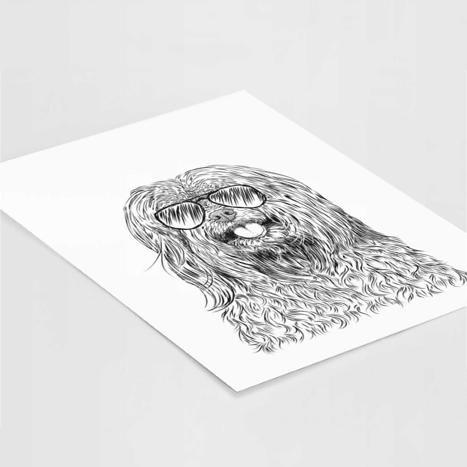 Annie the Mixed Breed Art Print