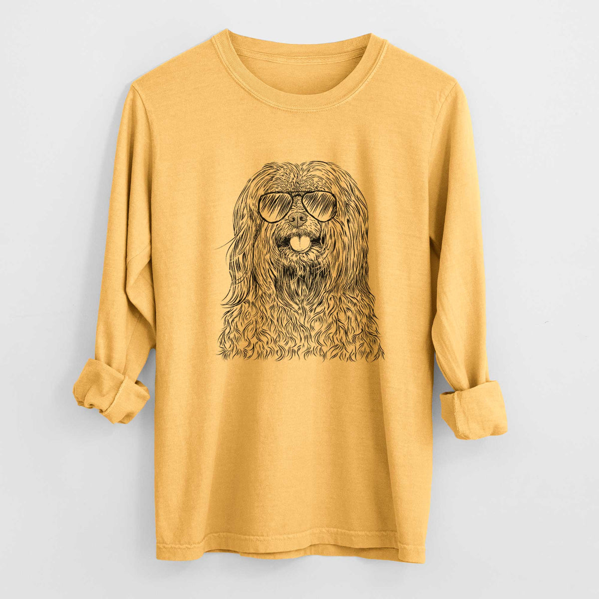 Aviators Annie the Mixed Breed - Heavyweight 100% Cotton Long Sleeve