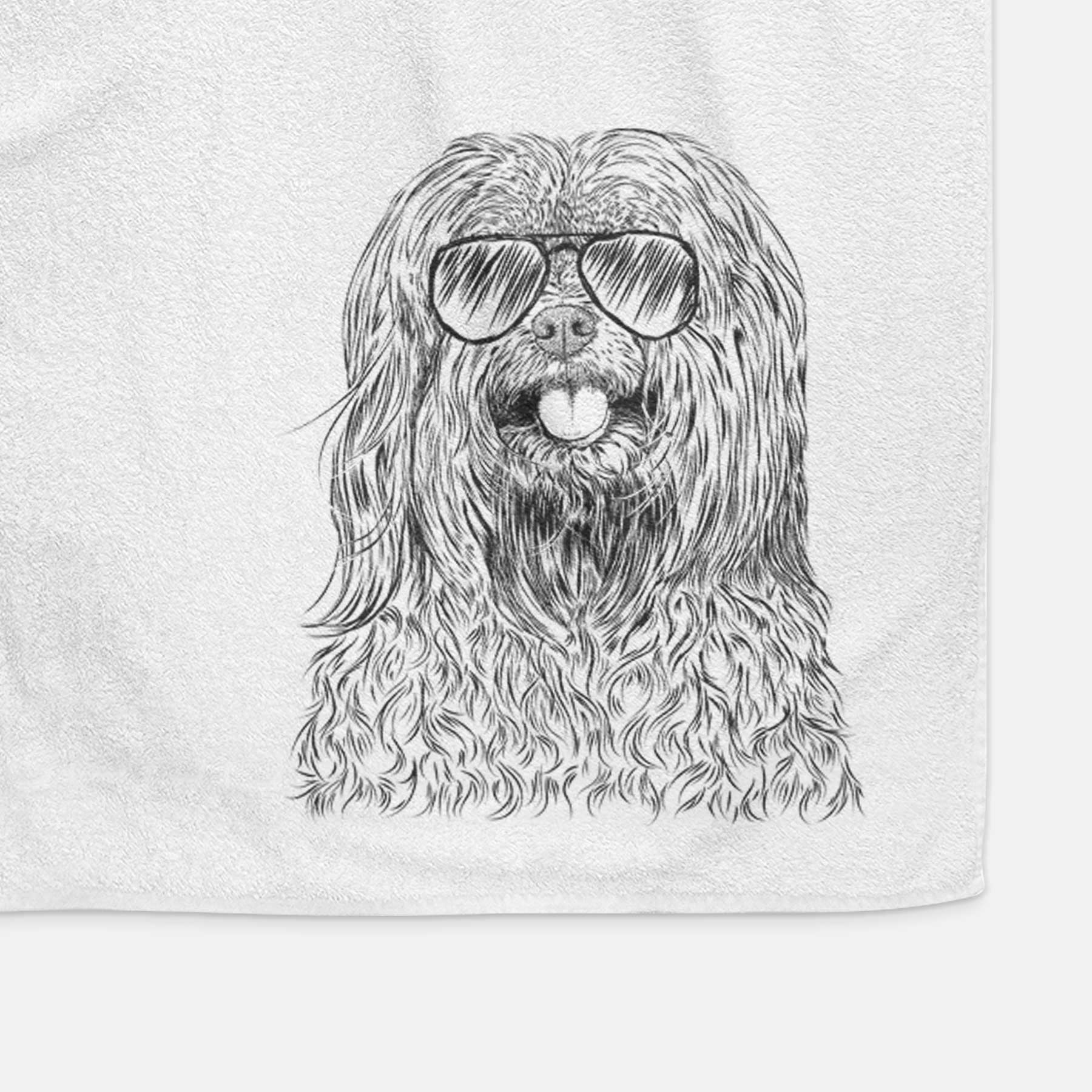 Annie the Mixed Breed Decorative Hand Towel