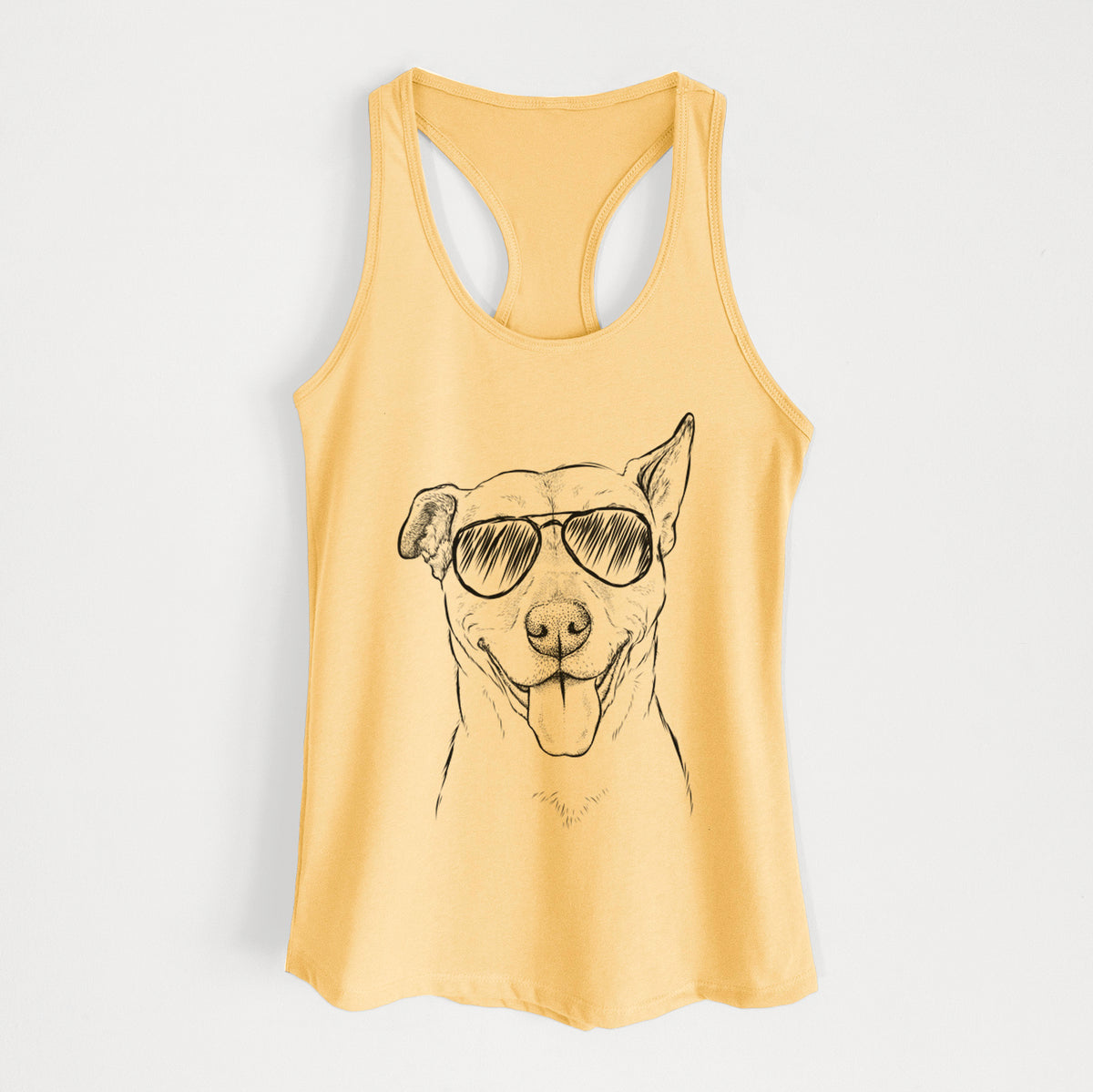Annie Belle the Pitbull Mix - Women's Racerback Tanktop
