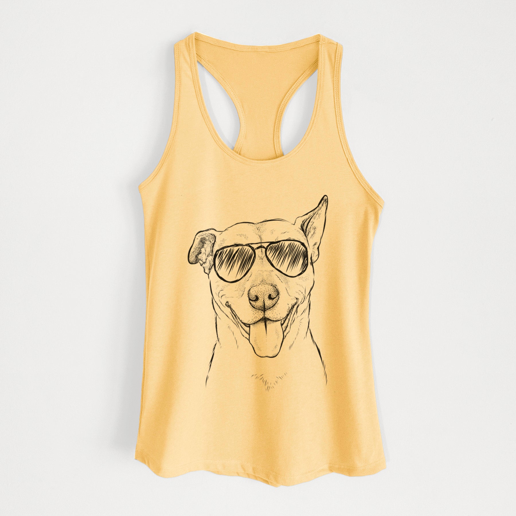 Annie Belle the Pitbull Mix - Women's Racerback Tanktop