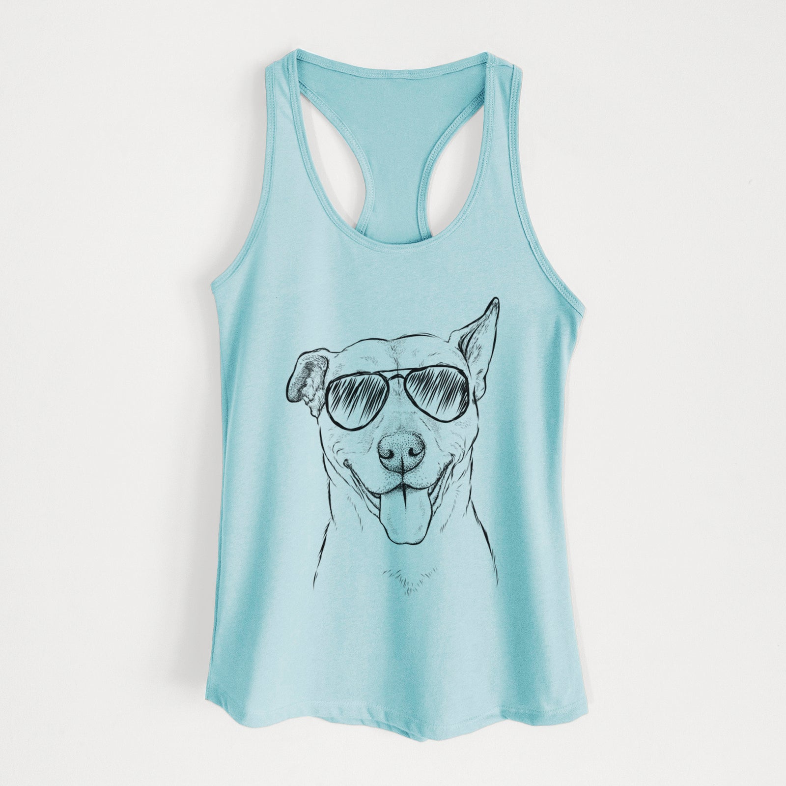 Annie Belle the Pitbull Mix - Women's Racerback Tanktop