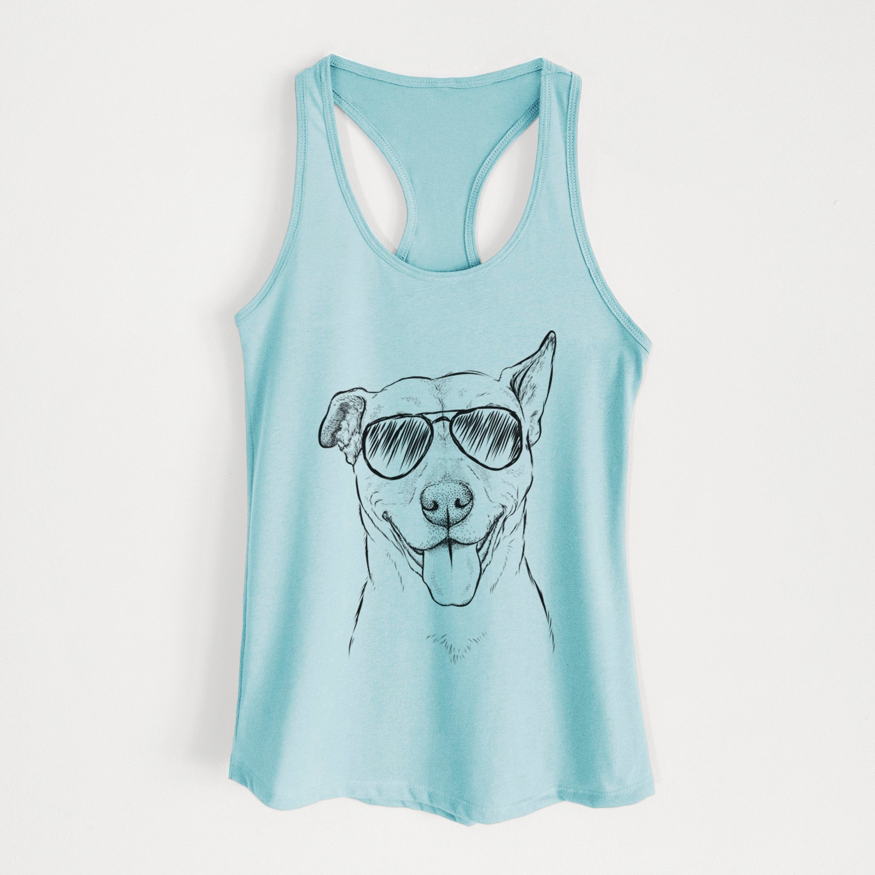 Annie Belle the Pitbull Mix - Women's Racerback Tanktop