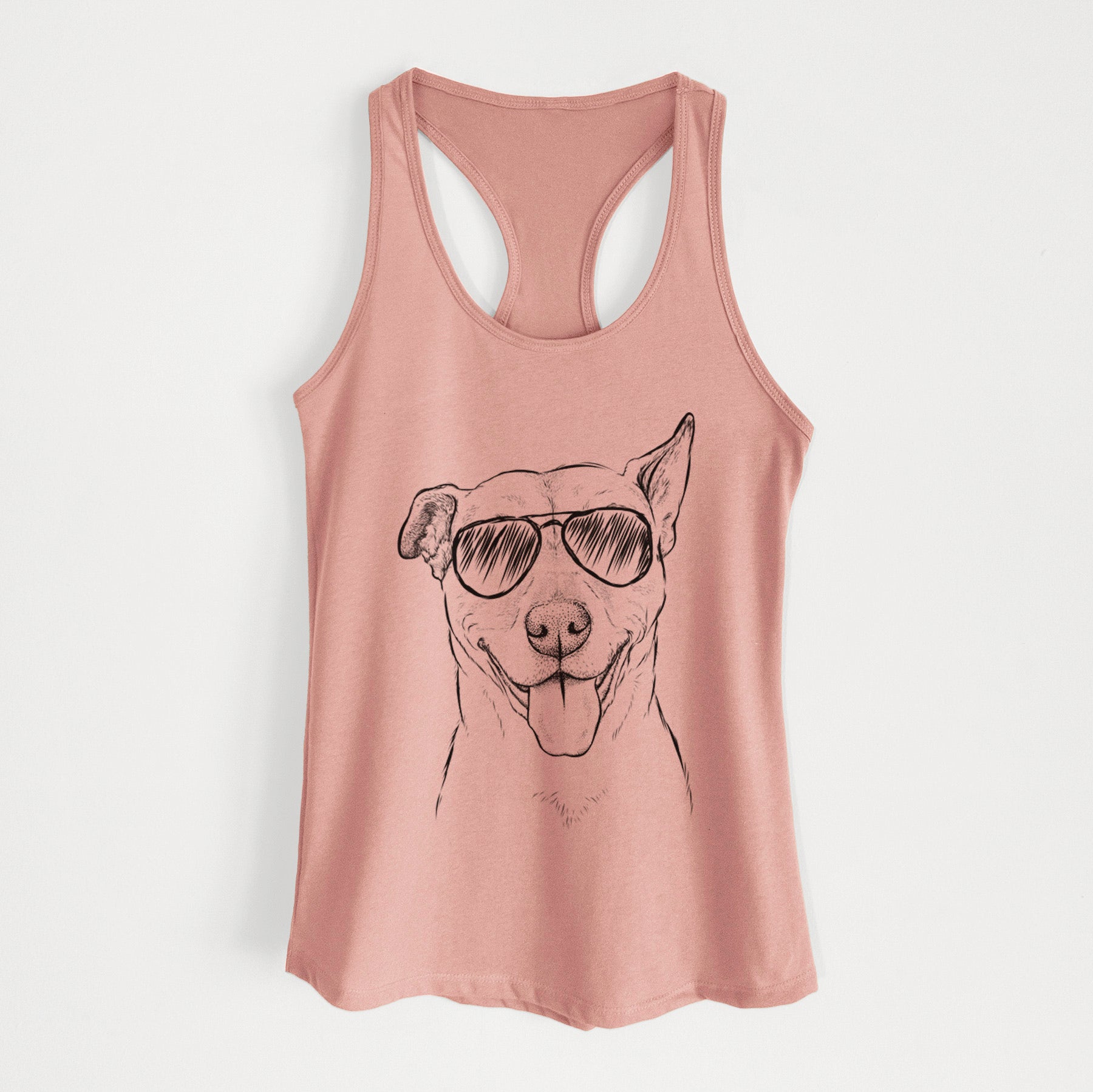 Annie Belle the Pitbull Mix - Women's Racerback Tanktop