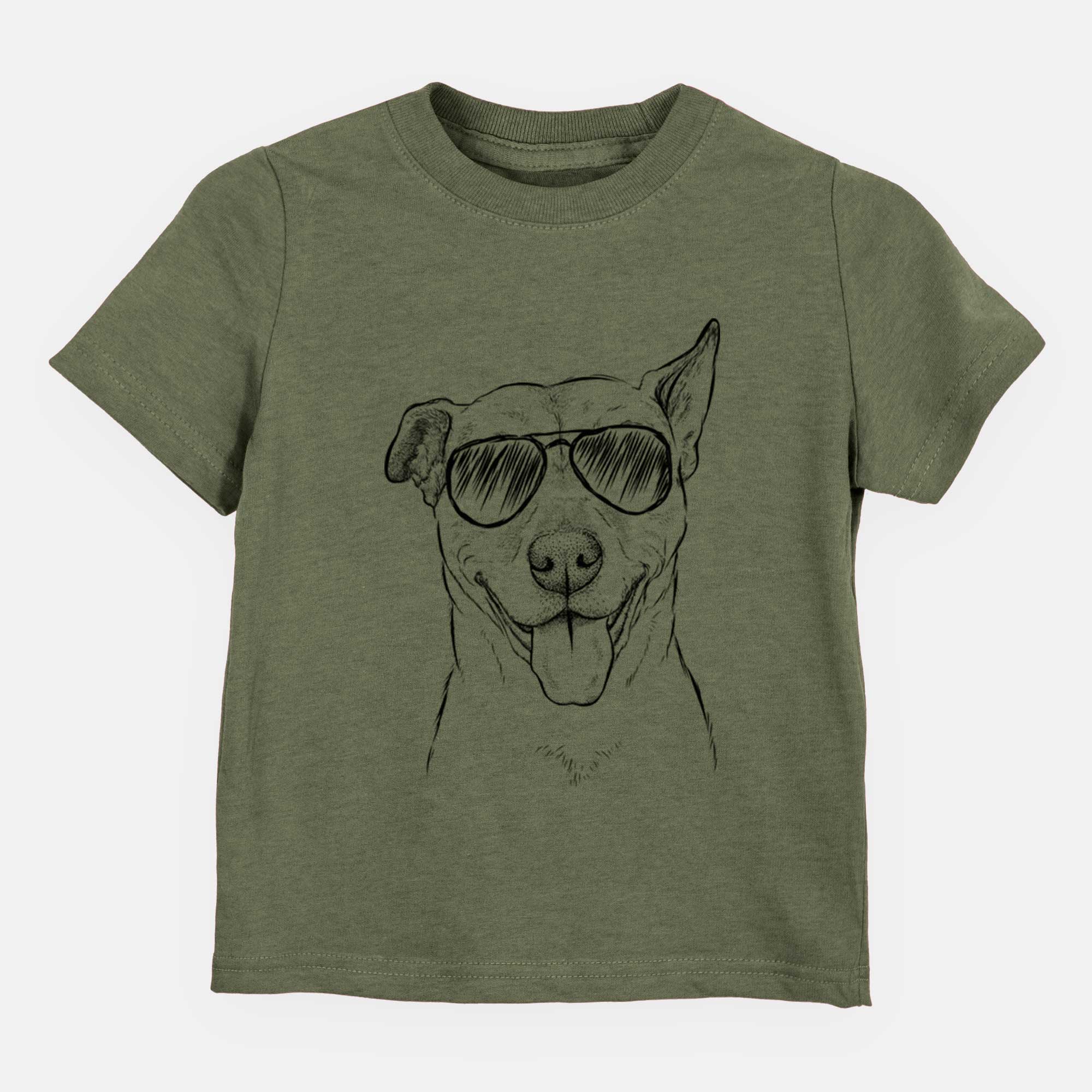 Aviator Annie Belle the Pitbull Mix - Kids/Youth/Toddler Shirt