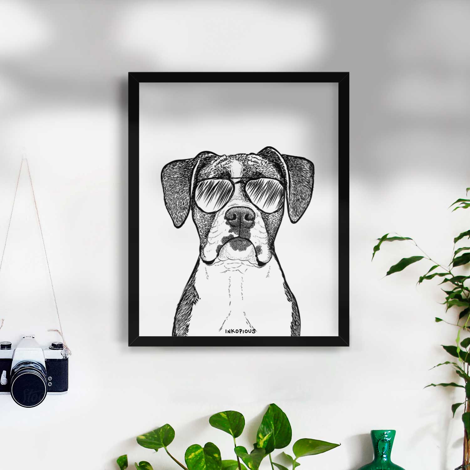 Annie the Boxer Art Print