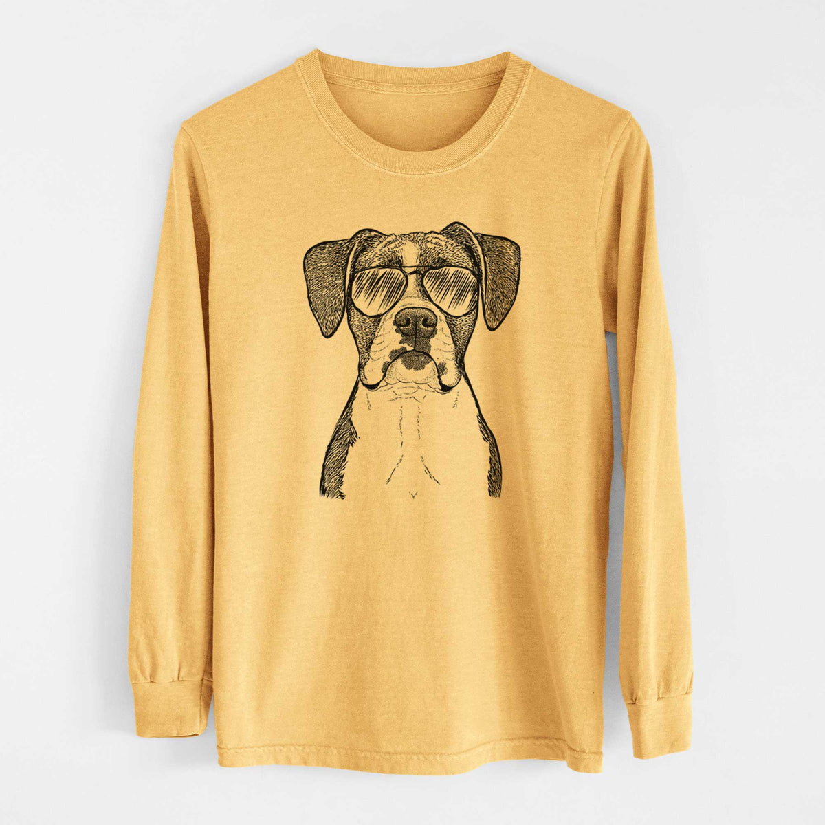 Aviators Annie the Boxer - Heavyweight 100% Cotton Long Sleeve